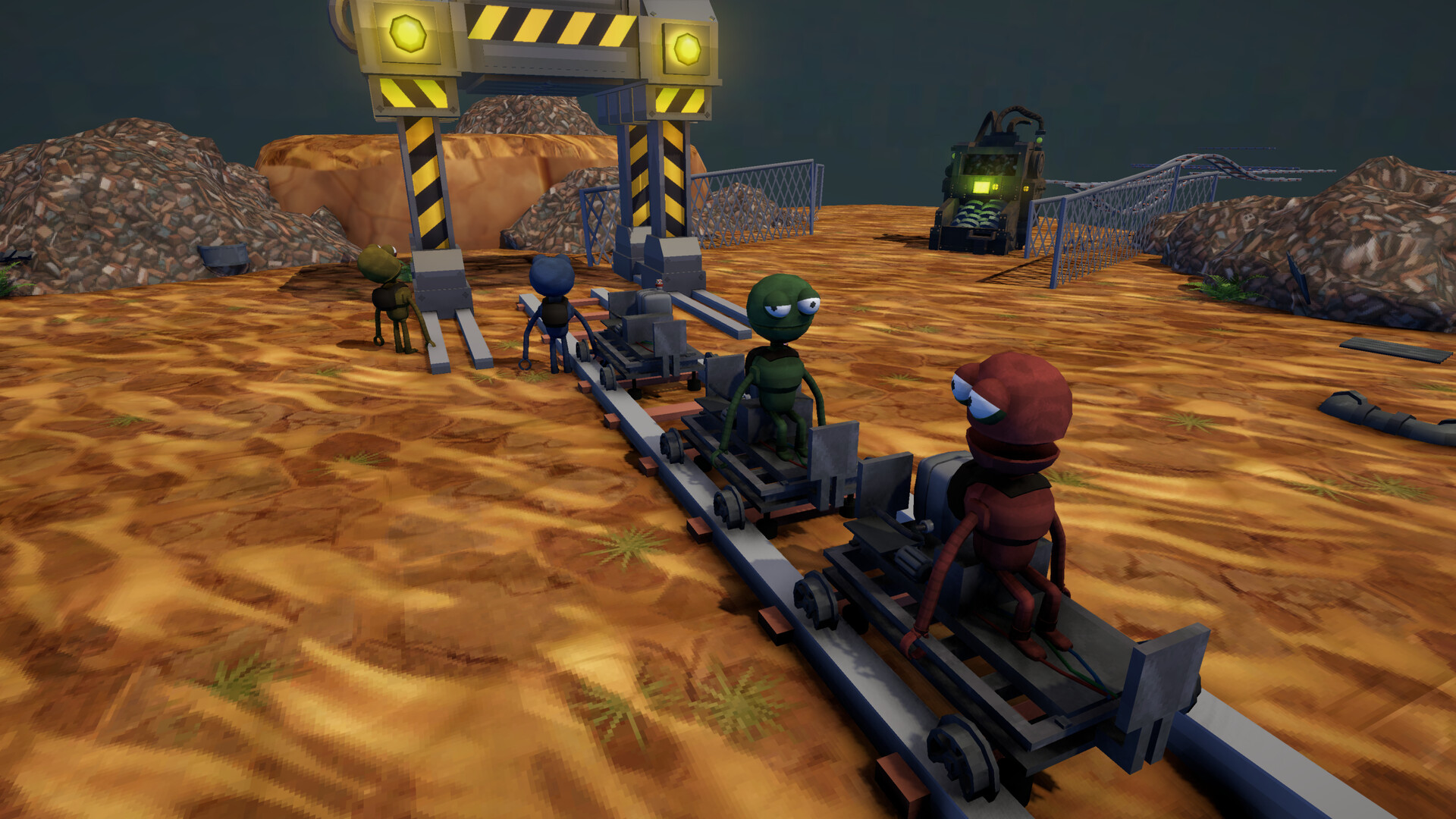 very normal rail game Demo Screenshot 0