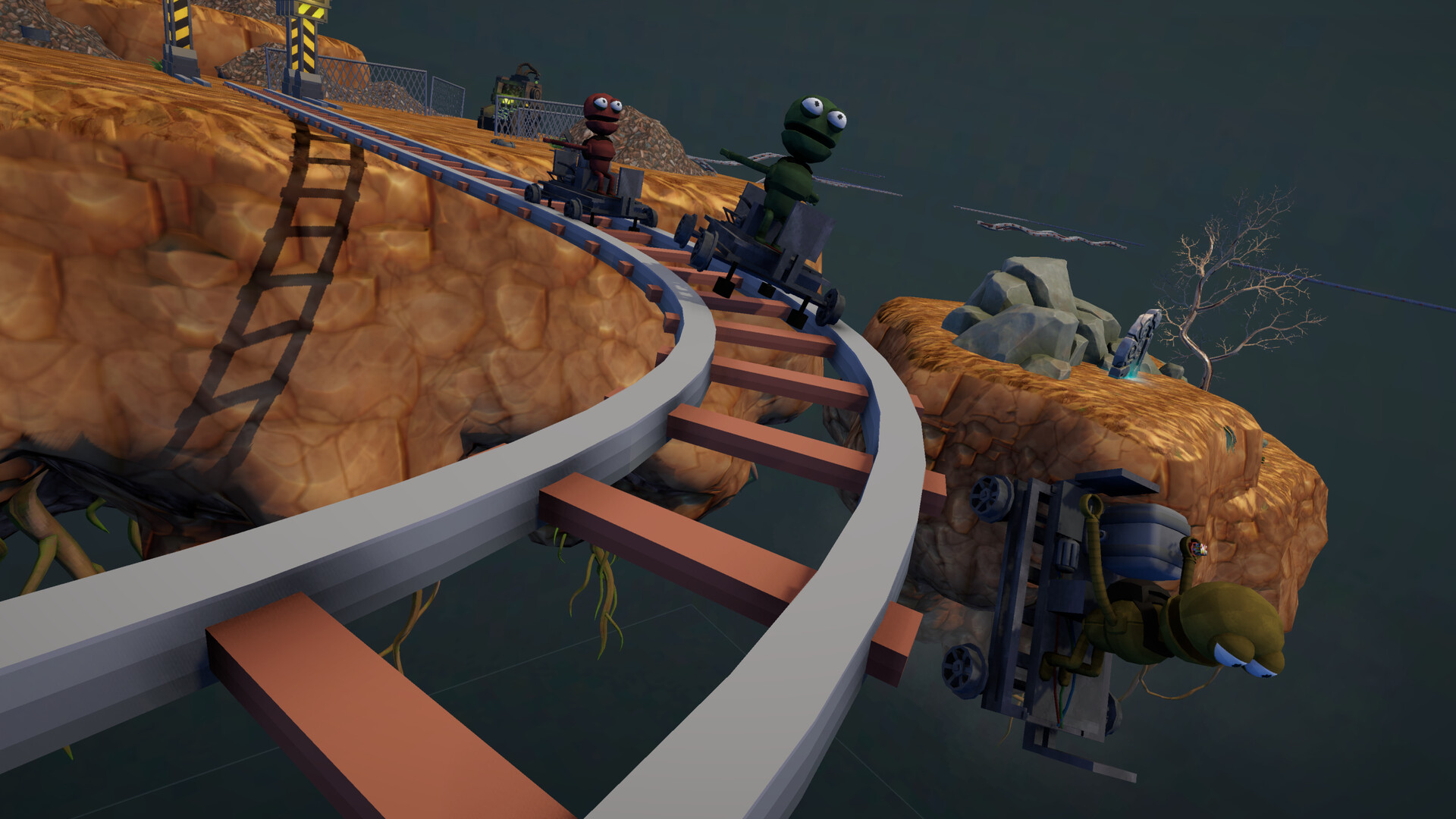 very normal rail game Demo Screenshot 3