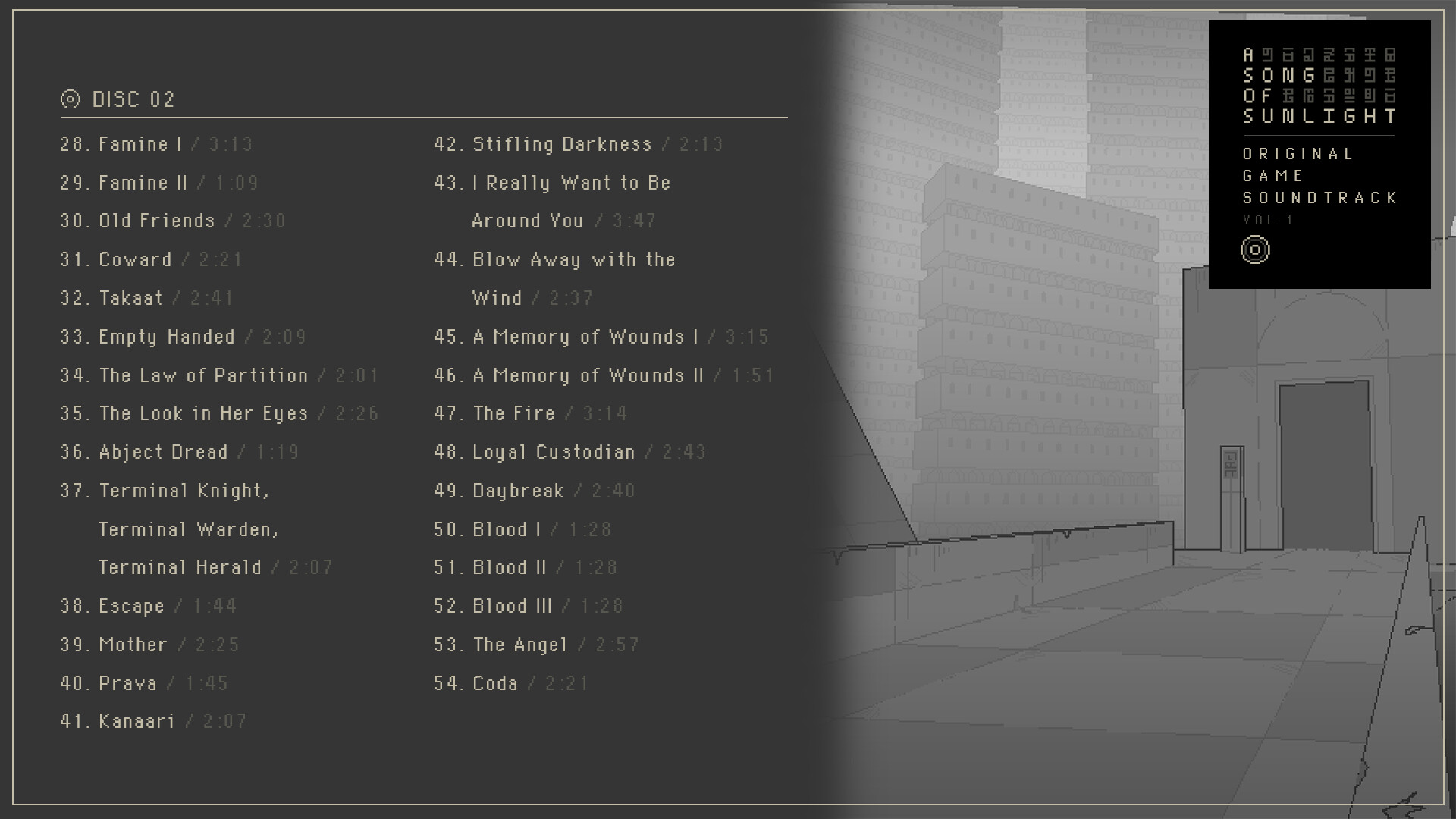 A Song Of Sunlight OST - Vol. 1 Screenshot 1