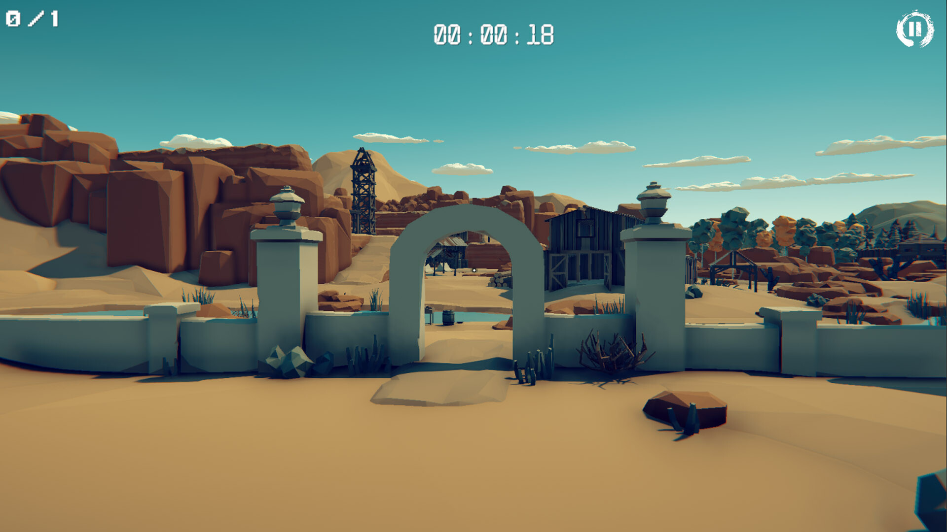3D PUZZLE - Wild West Screenshot 0