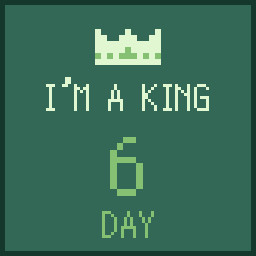 I'm a King 6 days icon