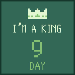 I'm a King 9 days icon