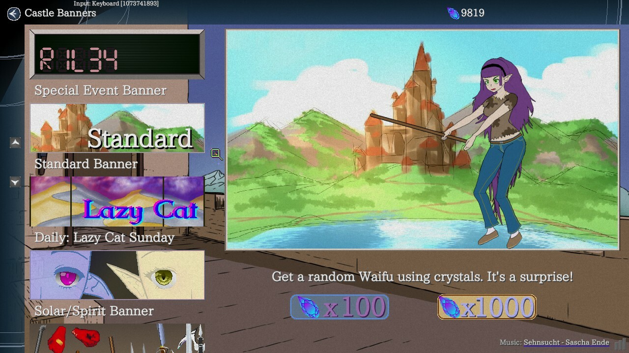 Fantasy Waifu Collector Screenshot 1