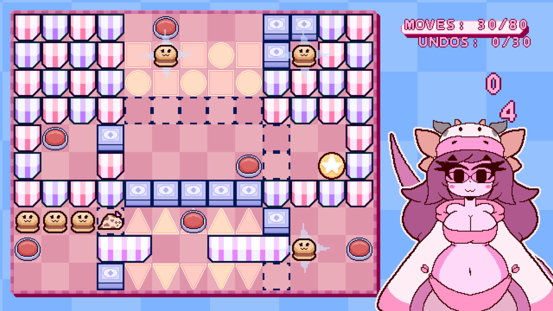 Giant Snake Girl wants The Burger! Screenshot 1