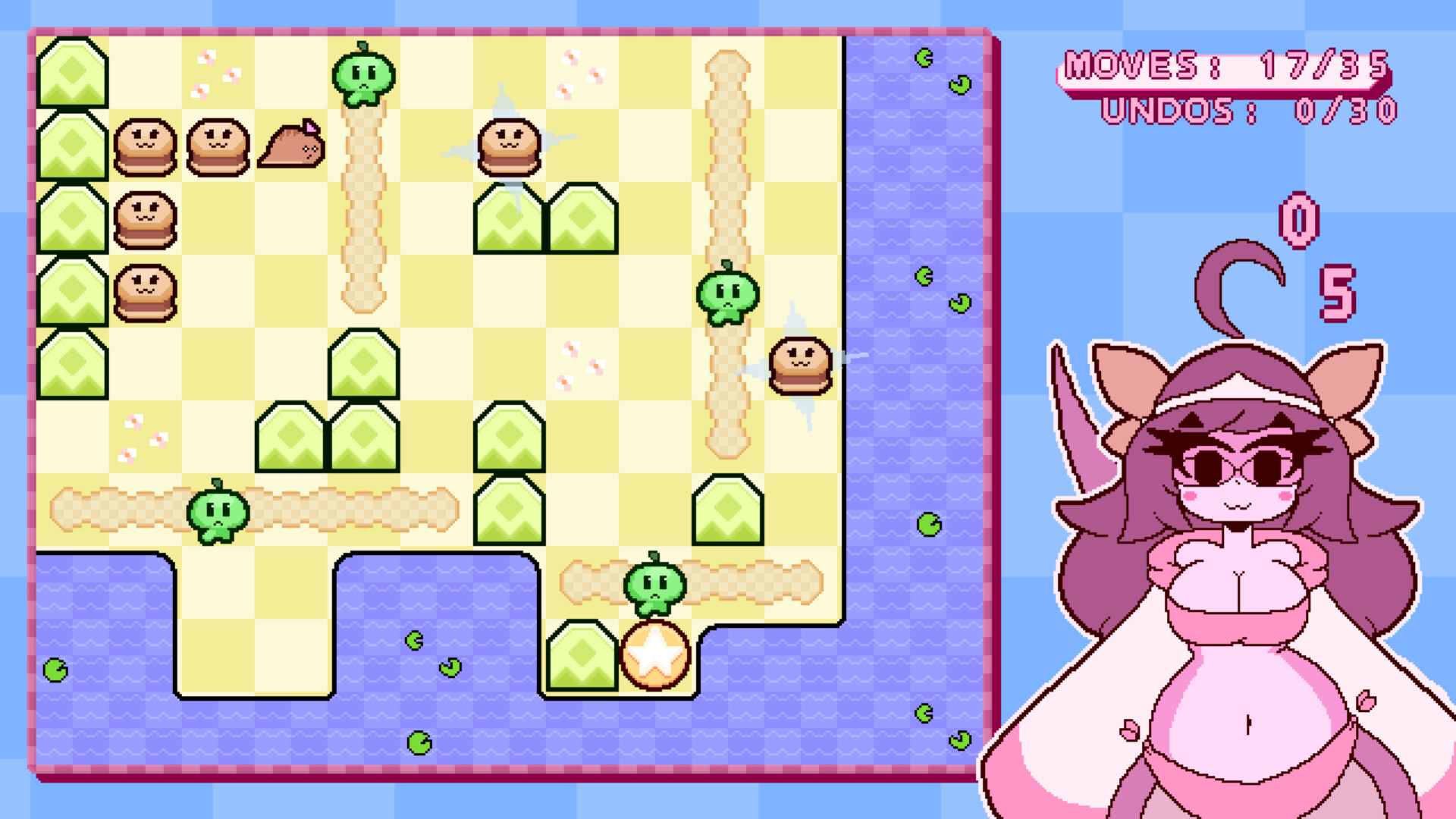 Giant Snake Girl wants The Burger! Screenshot 0