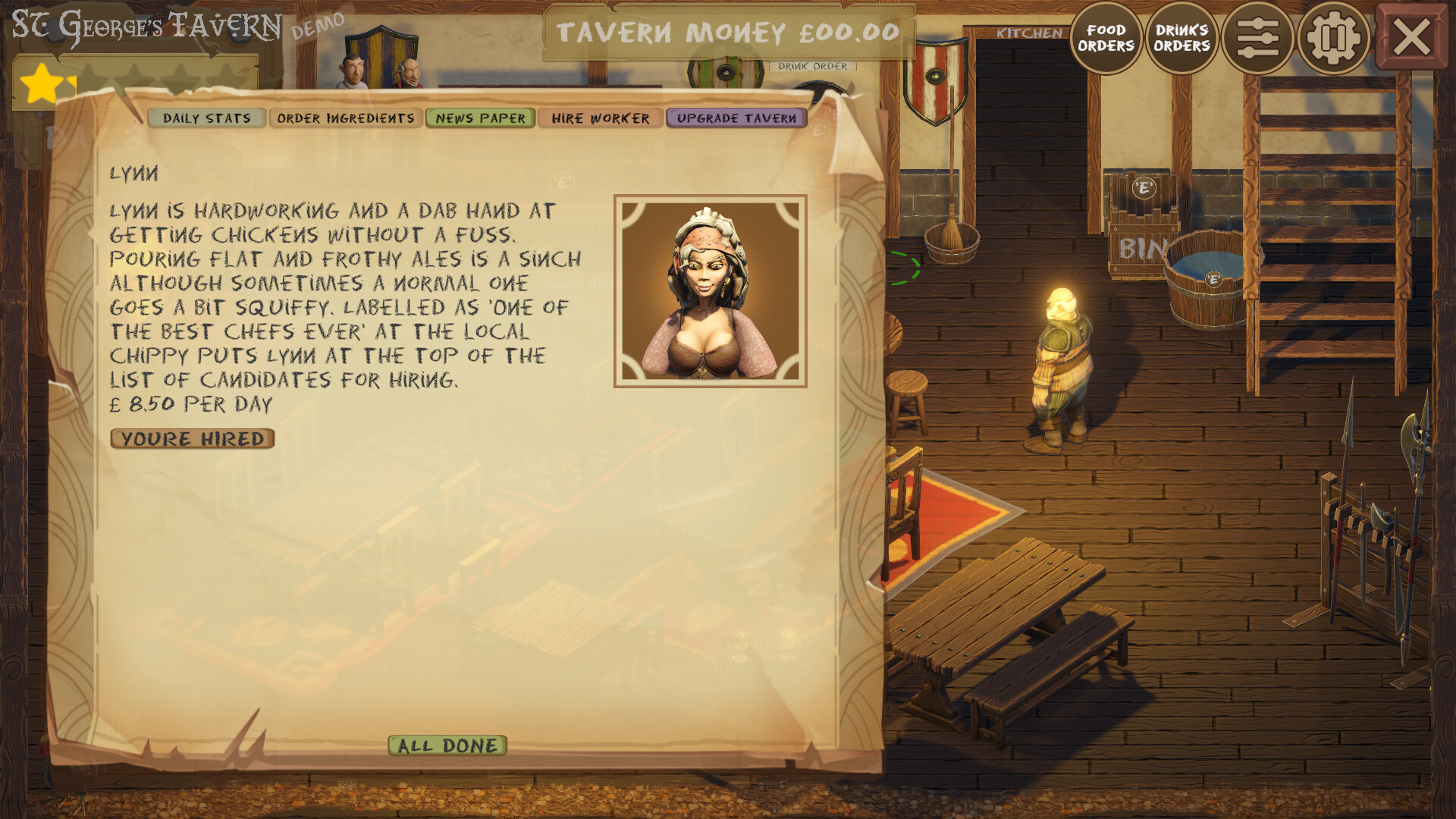 Saint George's Tavern Demo Screenshot 13