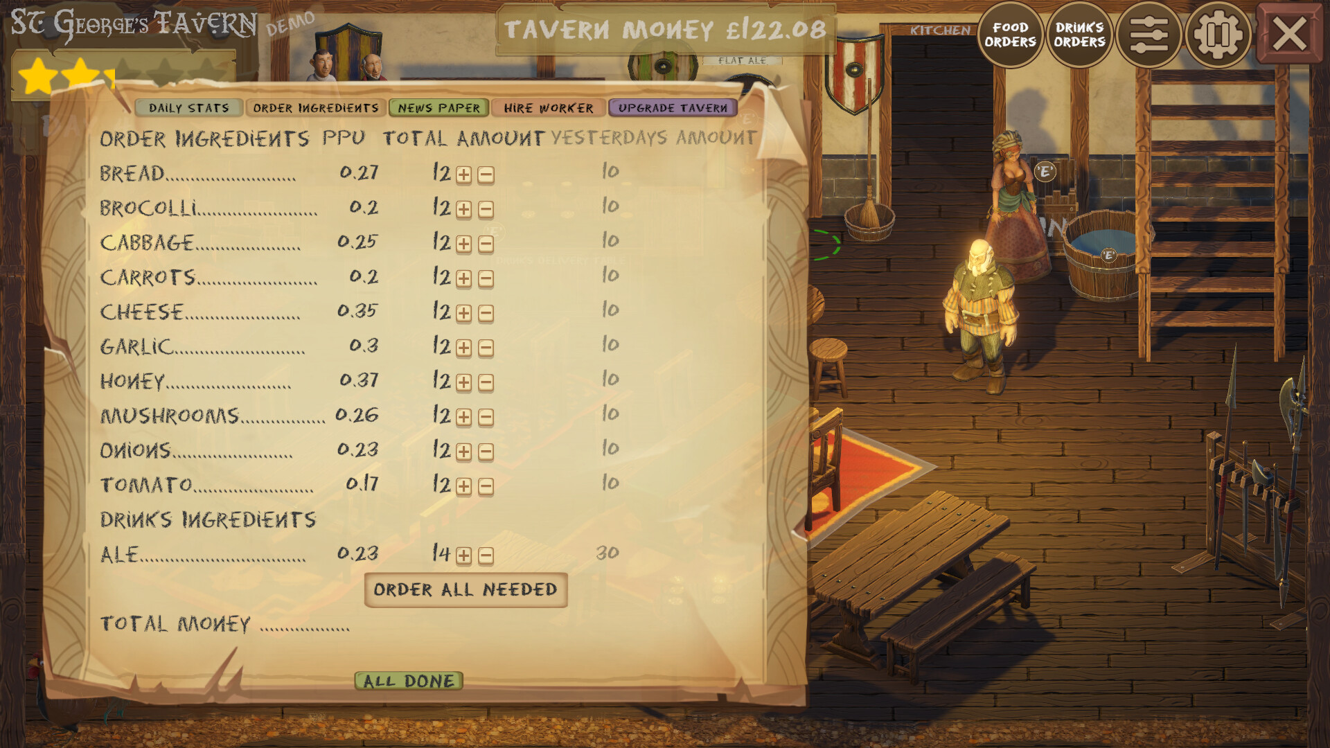 Saint George's Tavern Demo Screenshot 10