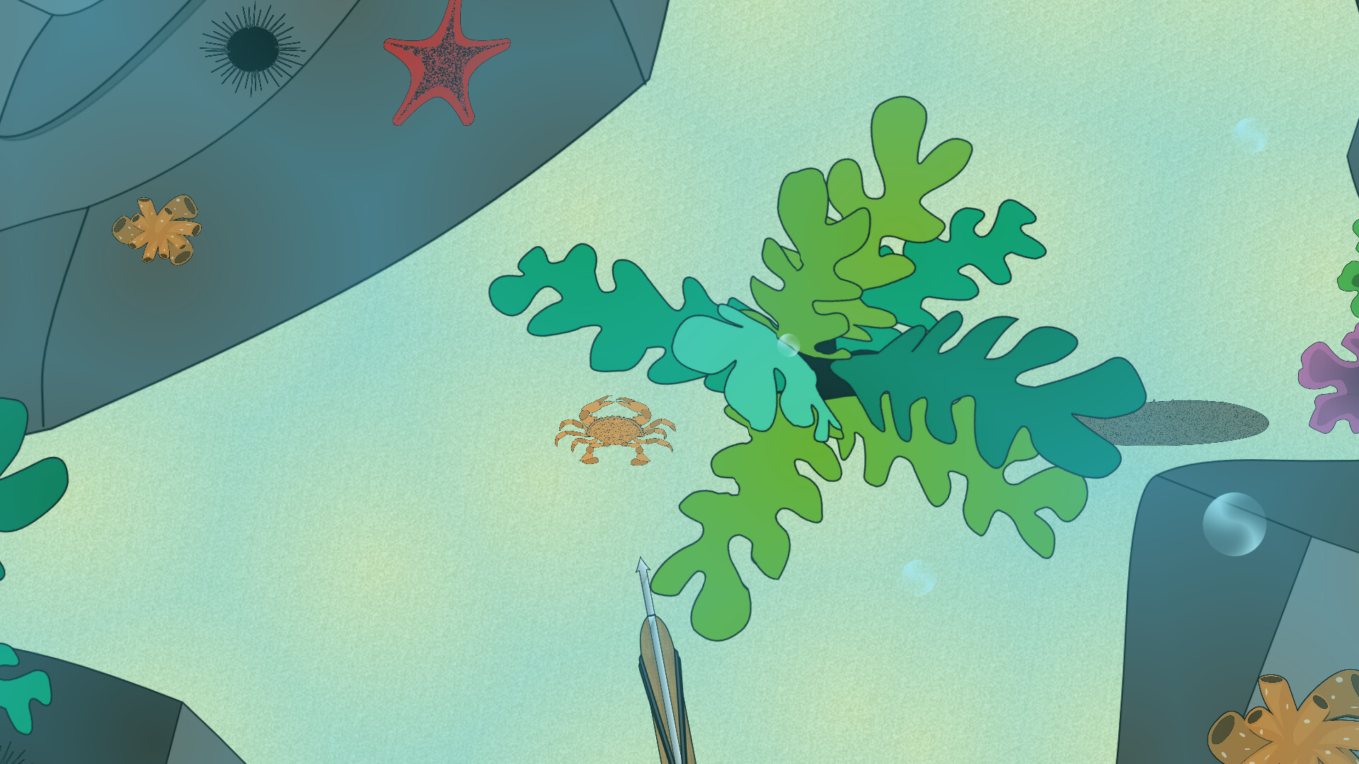 Deep blue descent Screenshot 2