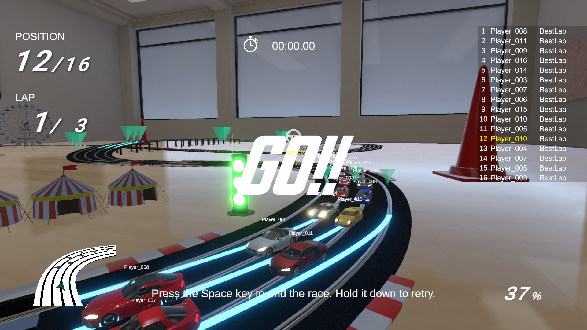 Slot Car Simulator Screenshot 1