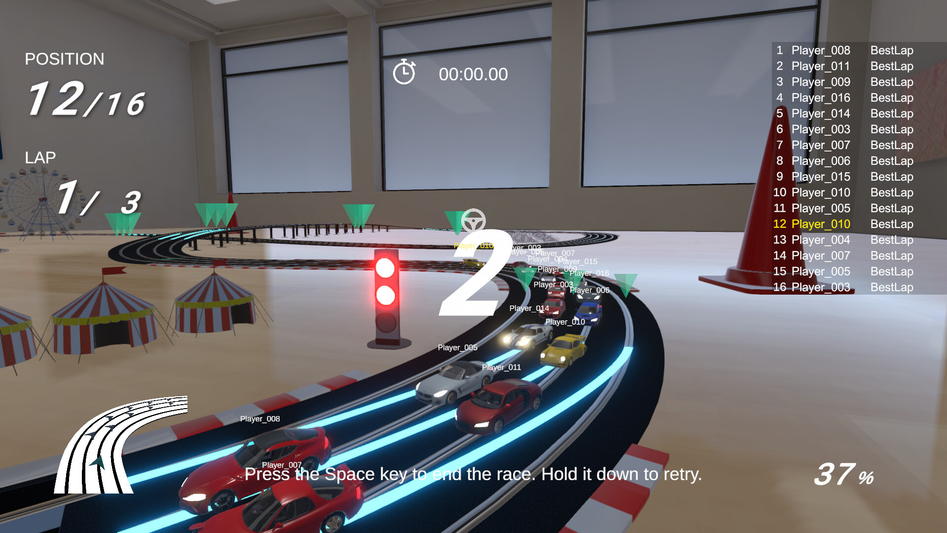 Slot Car Simulator Screenshot 0