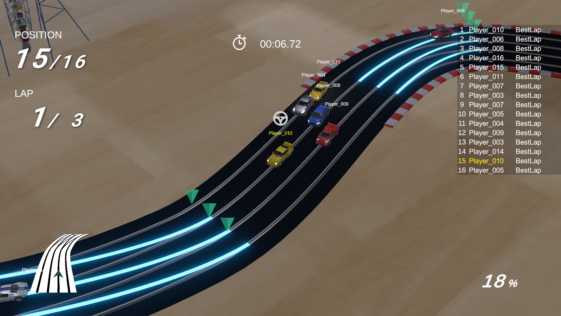 Slot Car Simulator Screenshot 2