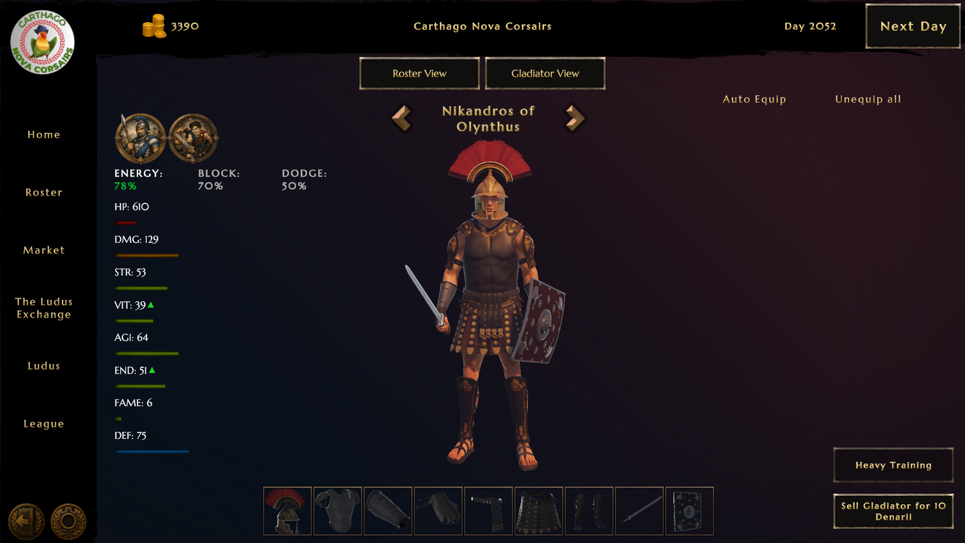 Ludus Magnatus: Gladiator Manager Simulator Screenshot 7