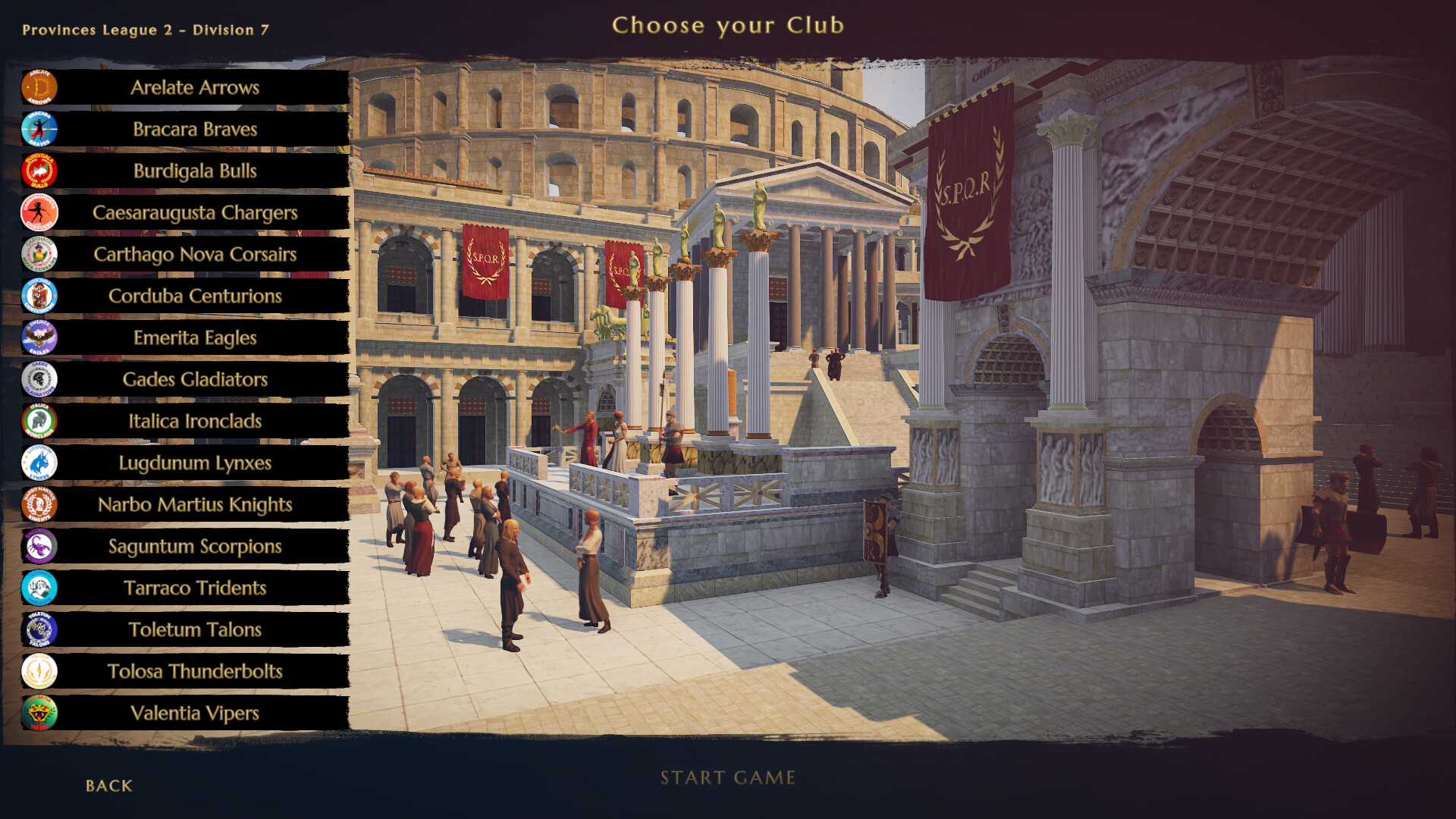 Ludus Magnatus: Gladiator Manager Simulator Screenshot 1