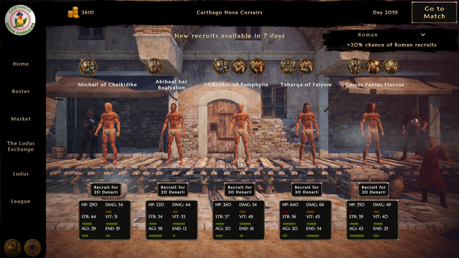 Ludus Magnatus: Gladiator Manager Simulator Screenshot 5