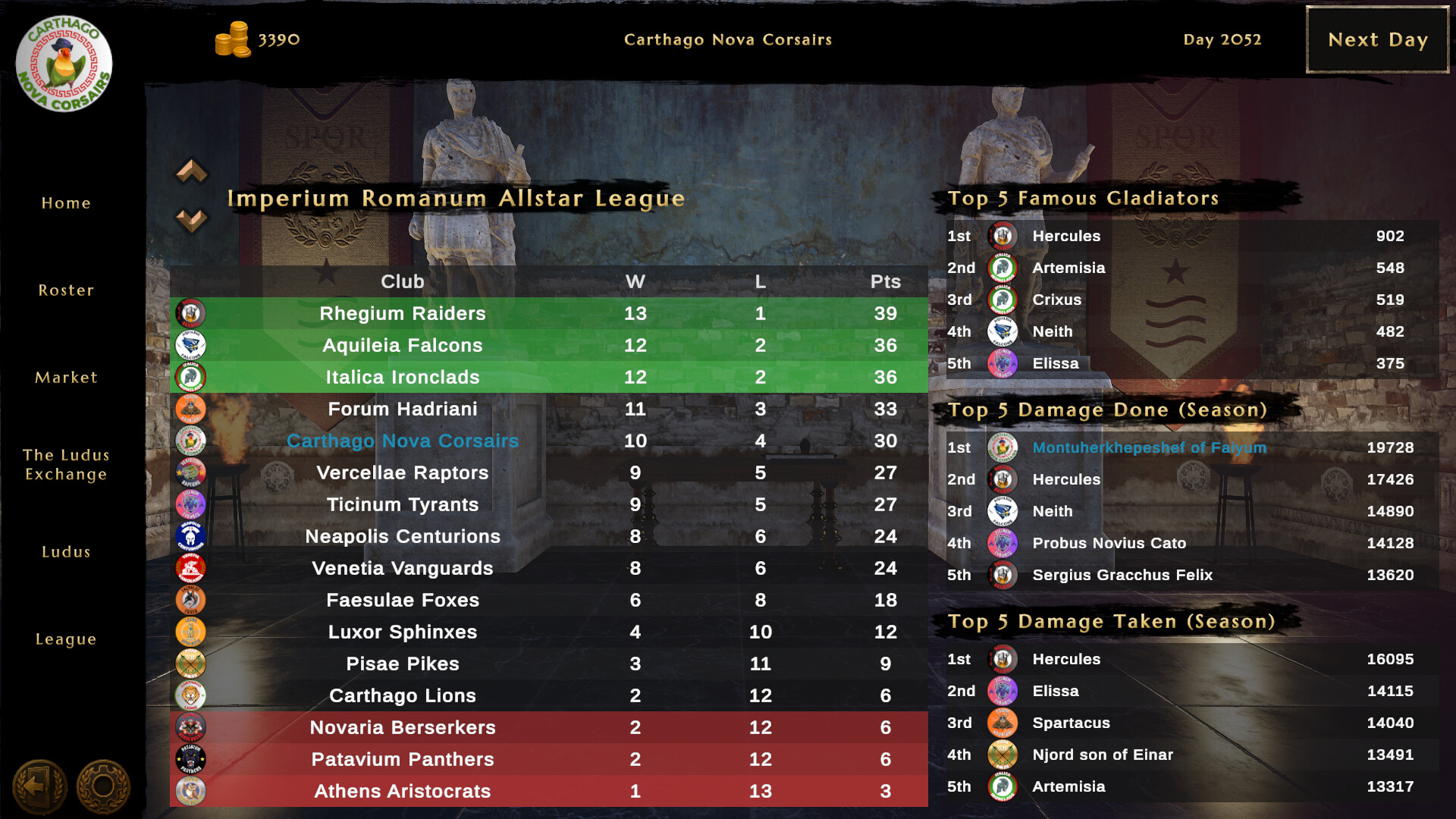 Ludus Magnatus: Gladiator Manager Simulator Screenshot 8