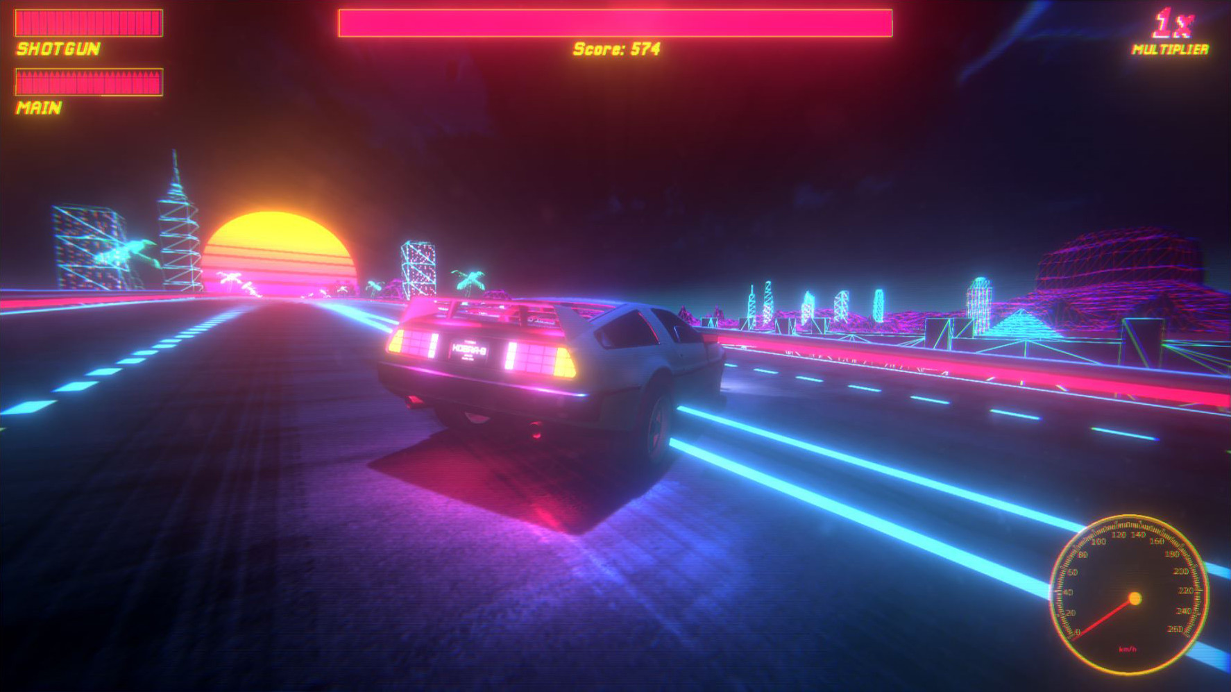 Synthwave FURY Screenshot 1