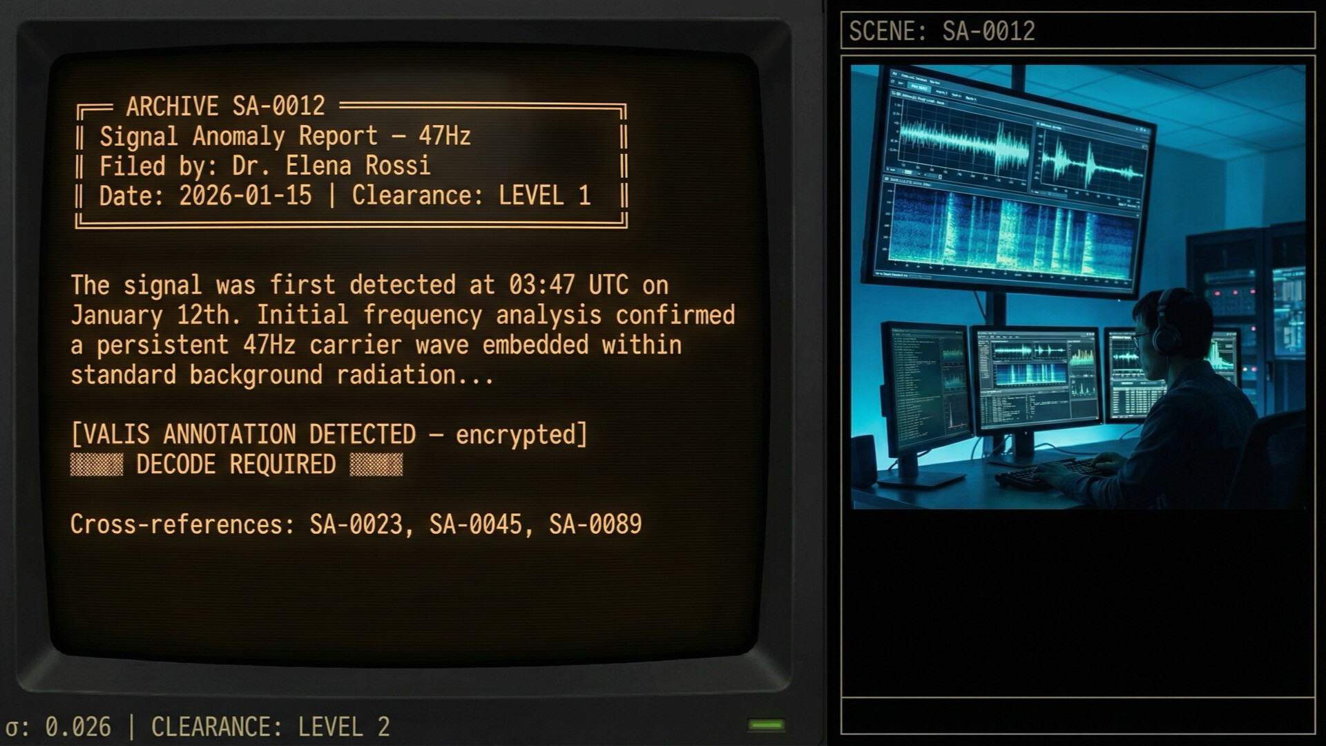 Silence Archives Terminal Screenshot 1