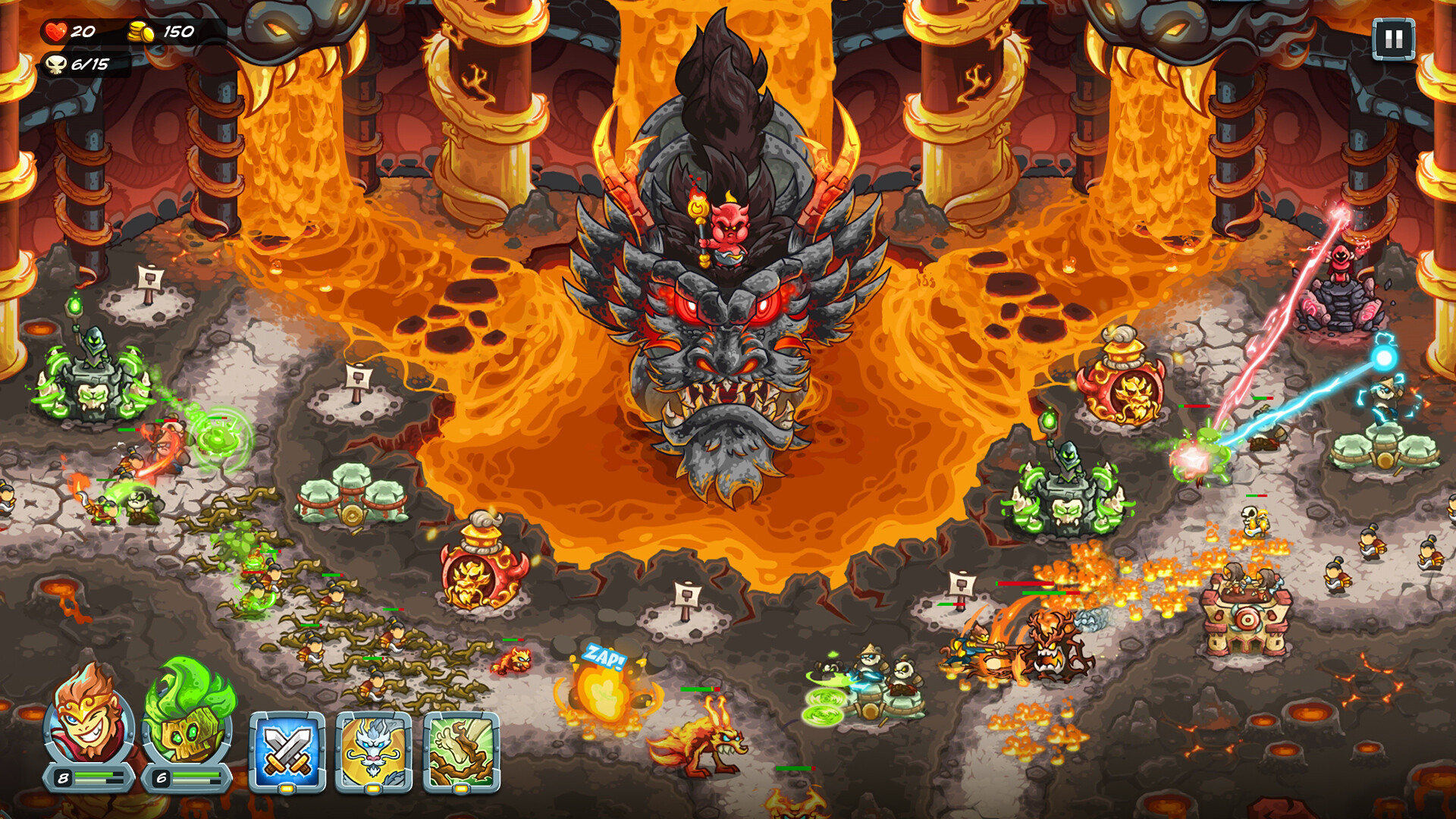 Kingdom Rush 5: Alliance TD - Wukong's Journey Campaign Screenshot 1