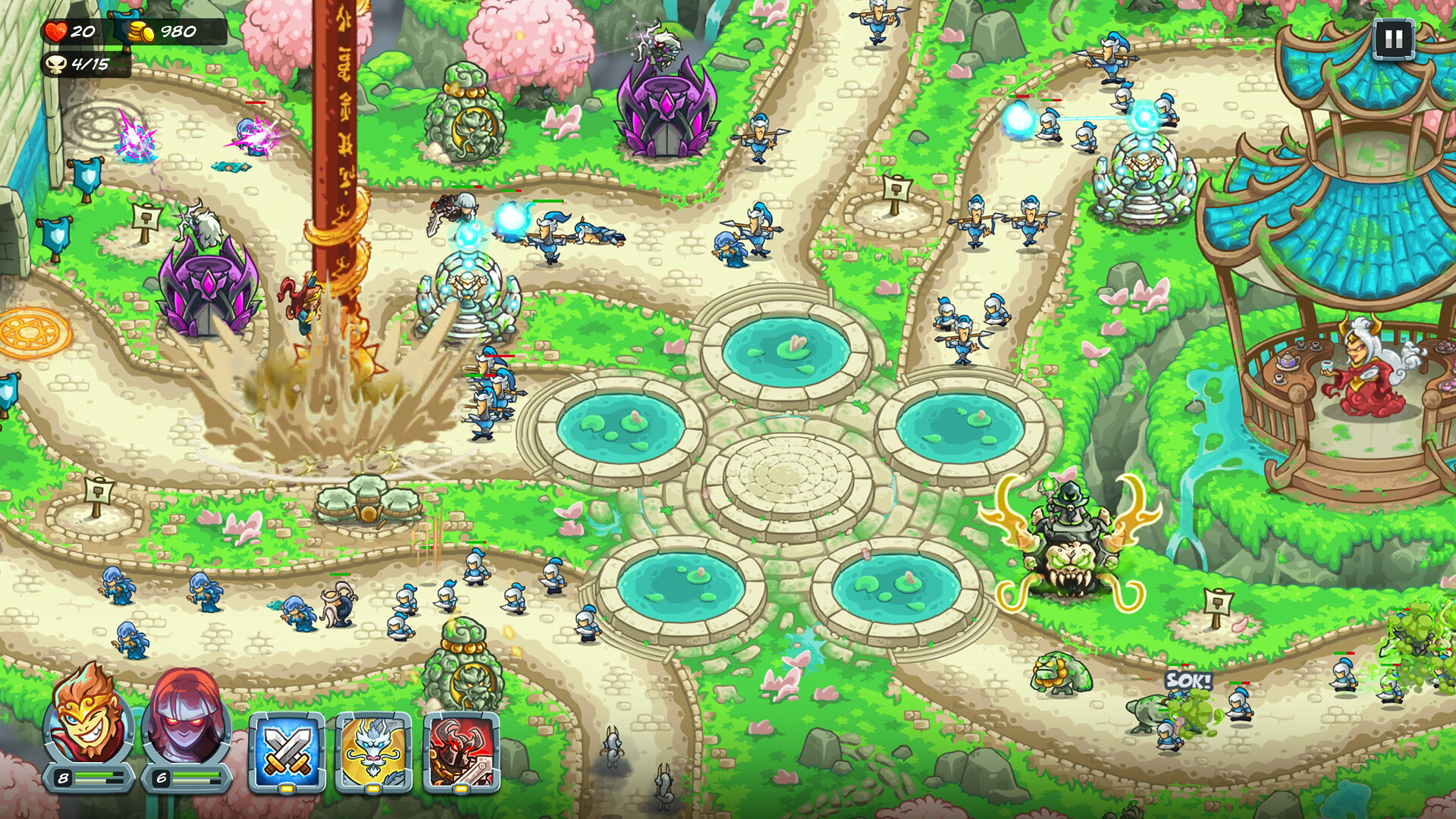Kingdom Rush 5: Alliance TD - Wukong's Journey Campaign Screenshot 3