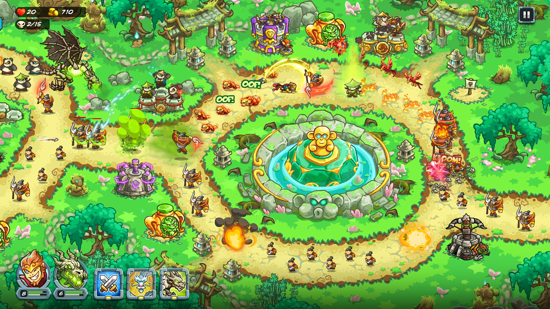Kingdom Rush 5: Alliance TD - Wukong's Journey Campaign Screenshot 0