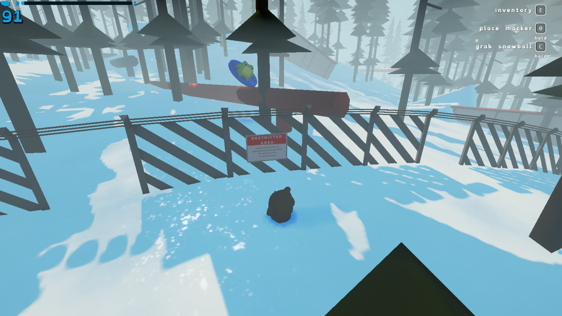Sledding Game Demo Screenshot 3