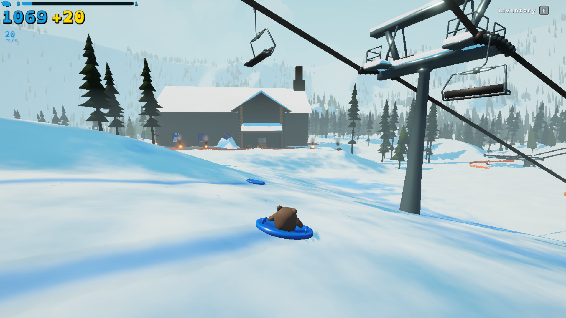 Sledding Game Demo Screenshot 1