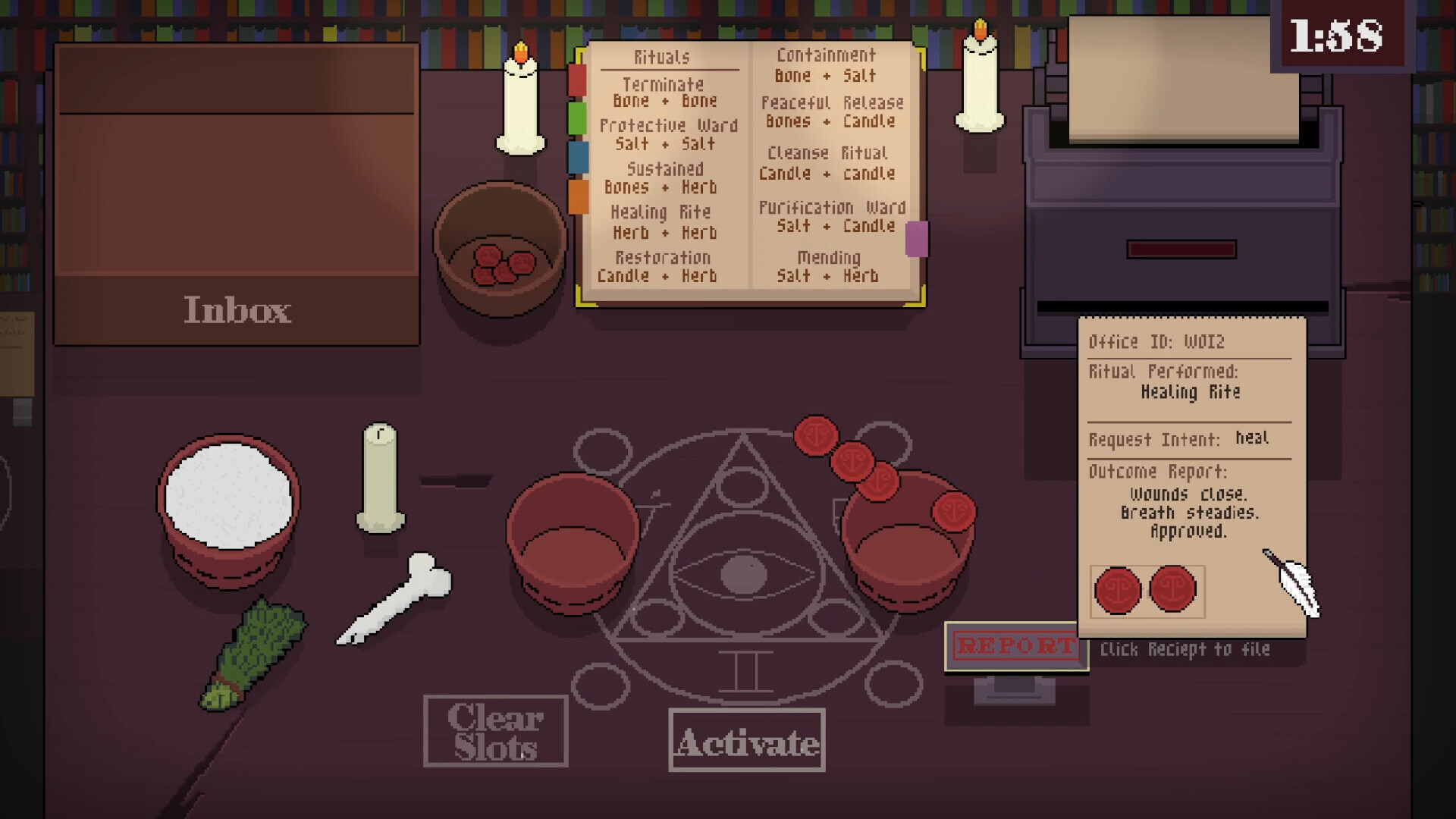 Rites & Receipts Demo Screenshot 3