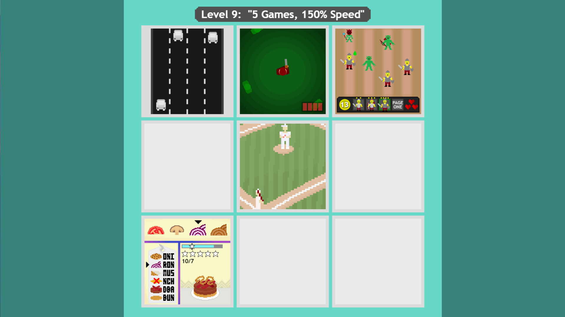 9 Games, 2 Buttons Screenshot 2