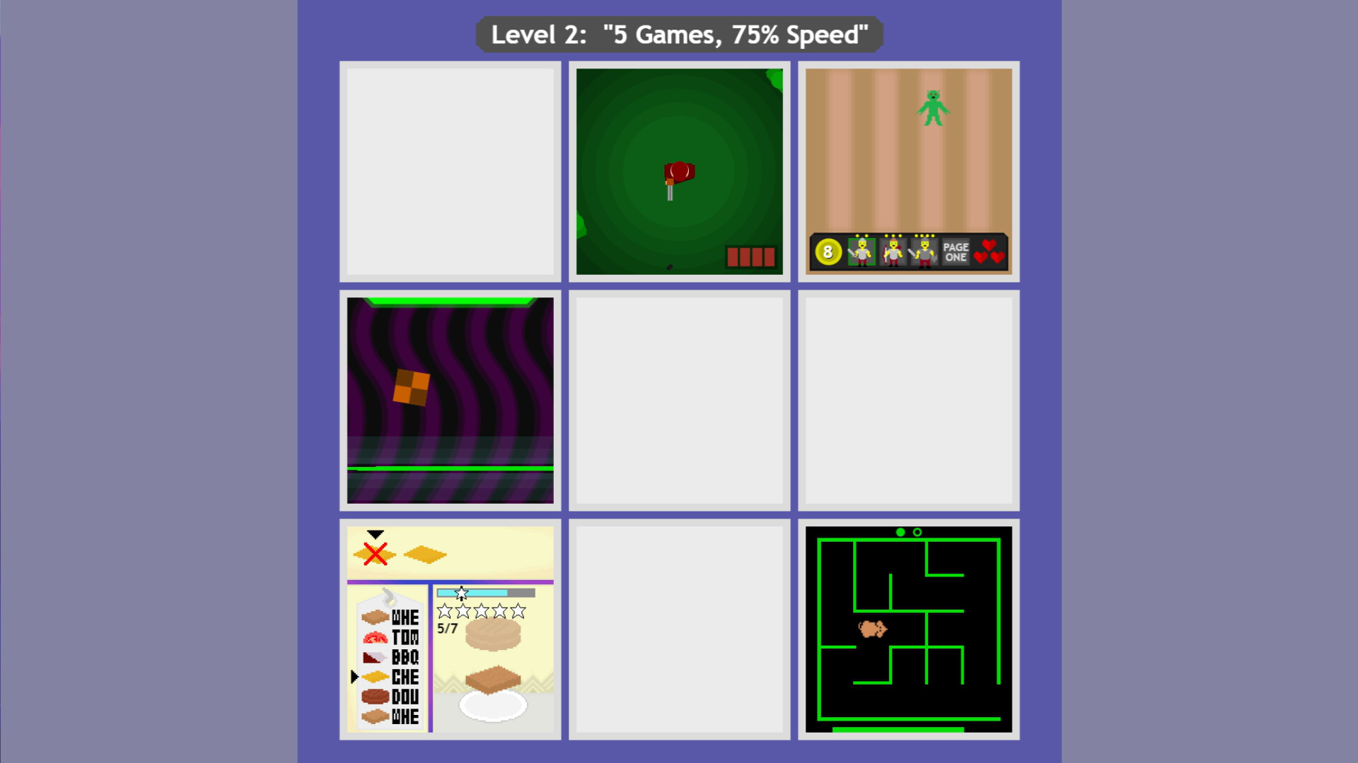 9 Games, 2 Buttons Screenshot 3