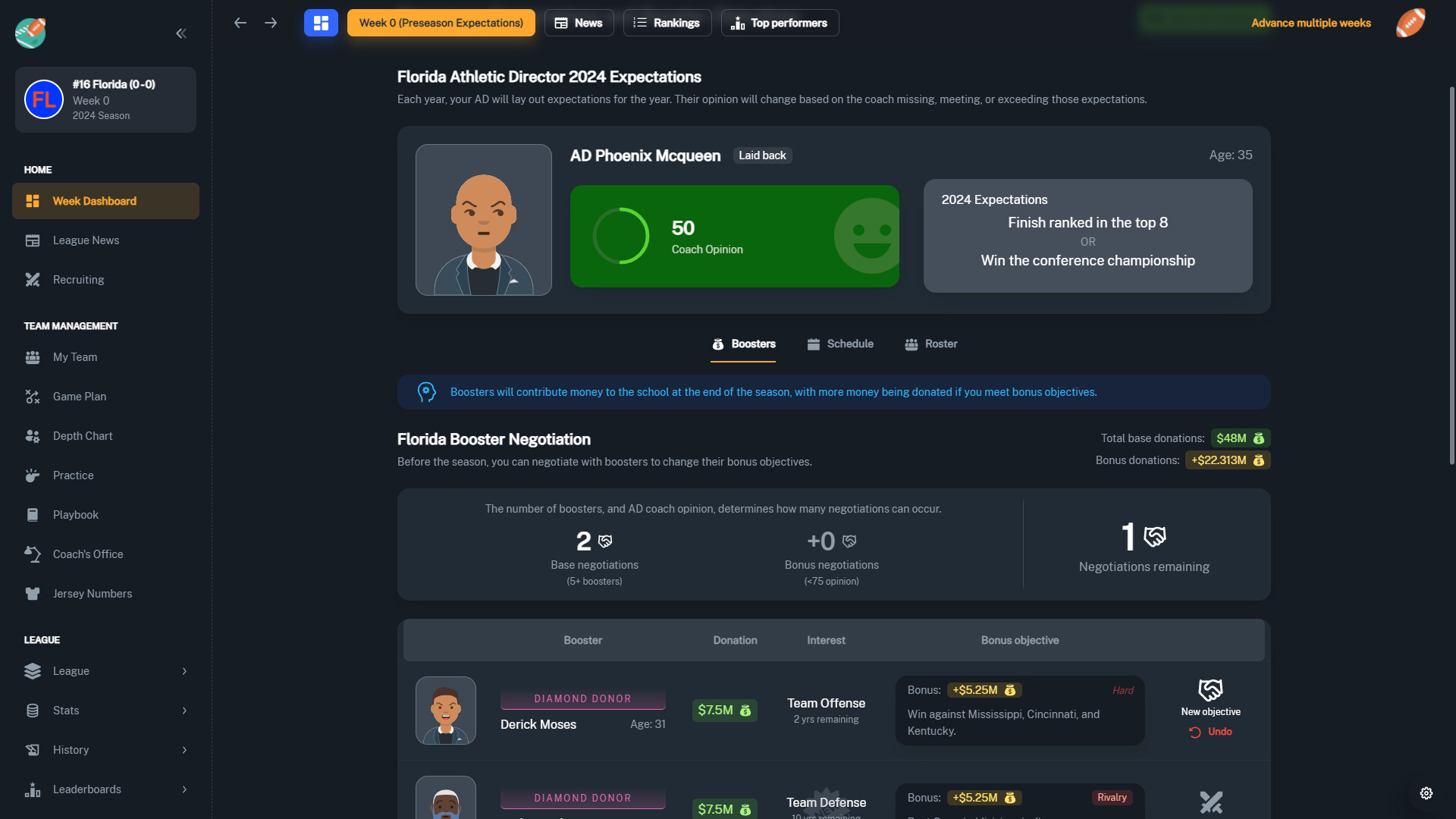 Football Coach: College Dynasty Screenshot 4