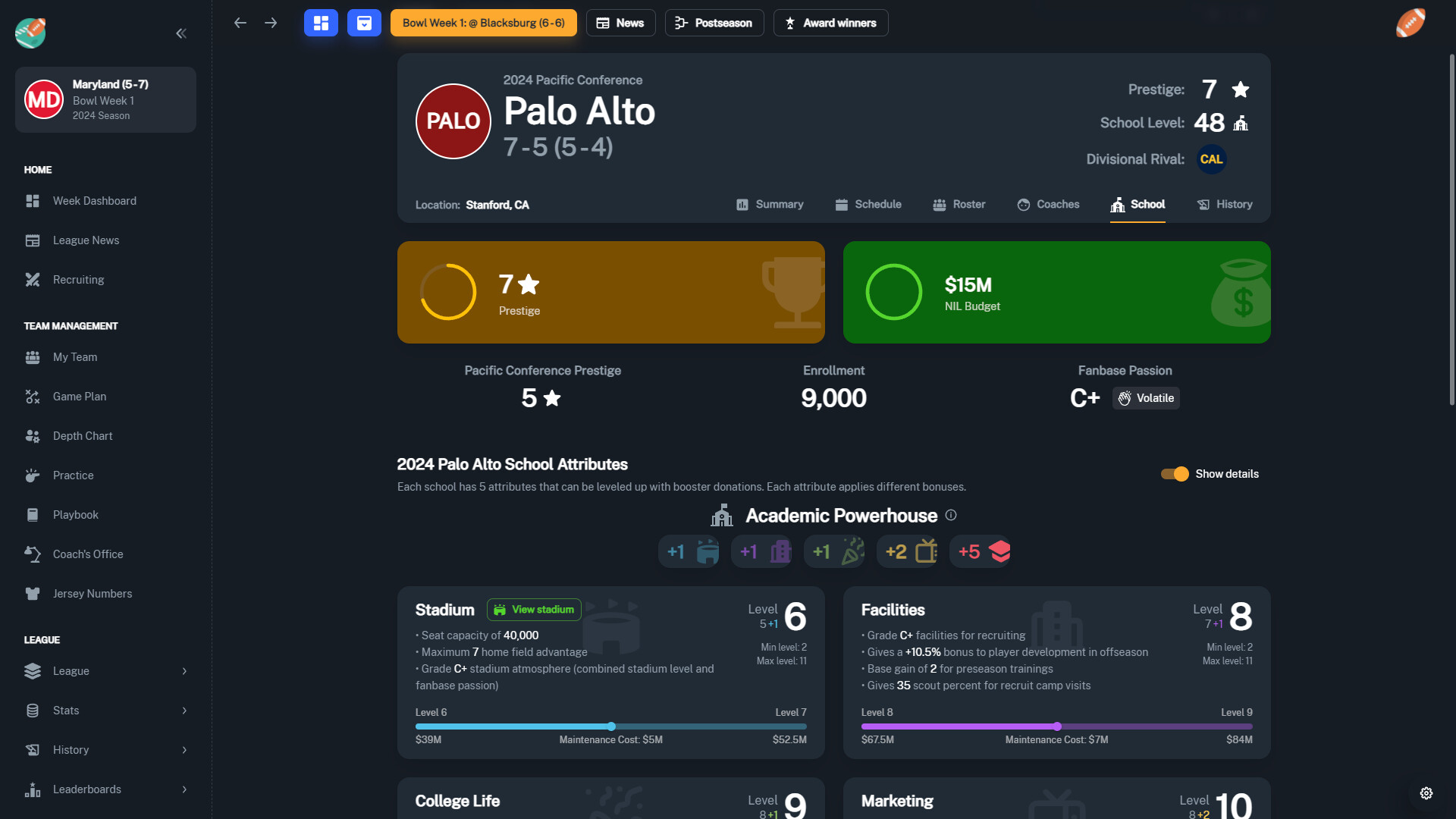 Football Coach: College Dynasty Screenshot 21