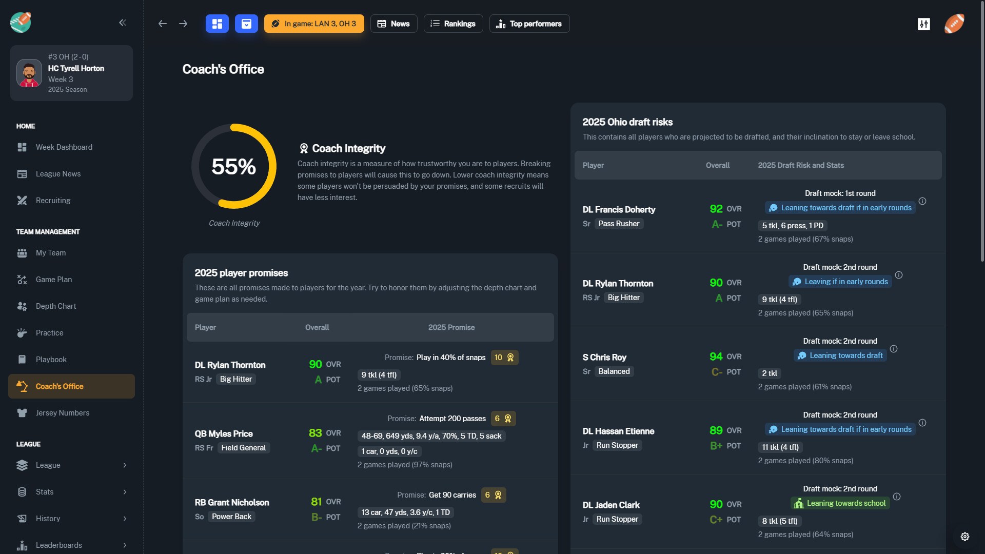 Football Coach: College Dynasty Screenshot 16
