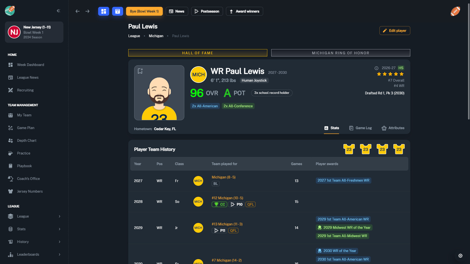 Football Coach: College Dynasty Screenshot 1