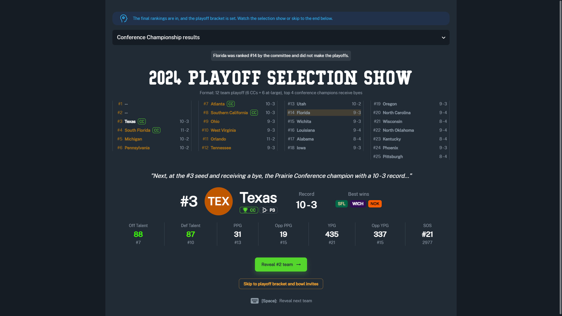 Football Coach: College Dynasty Screenshot 7