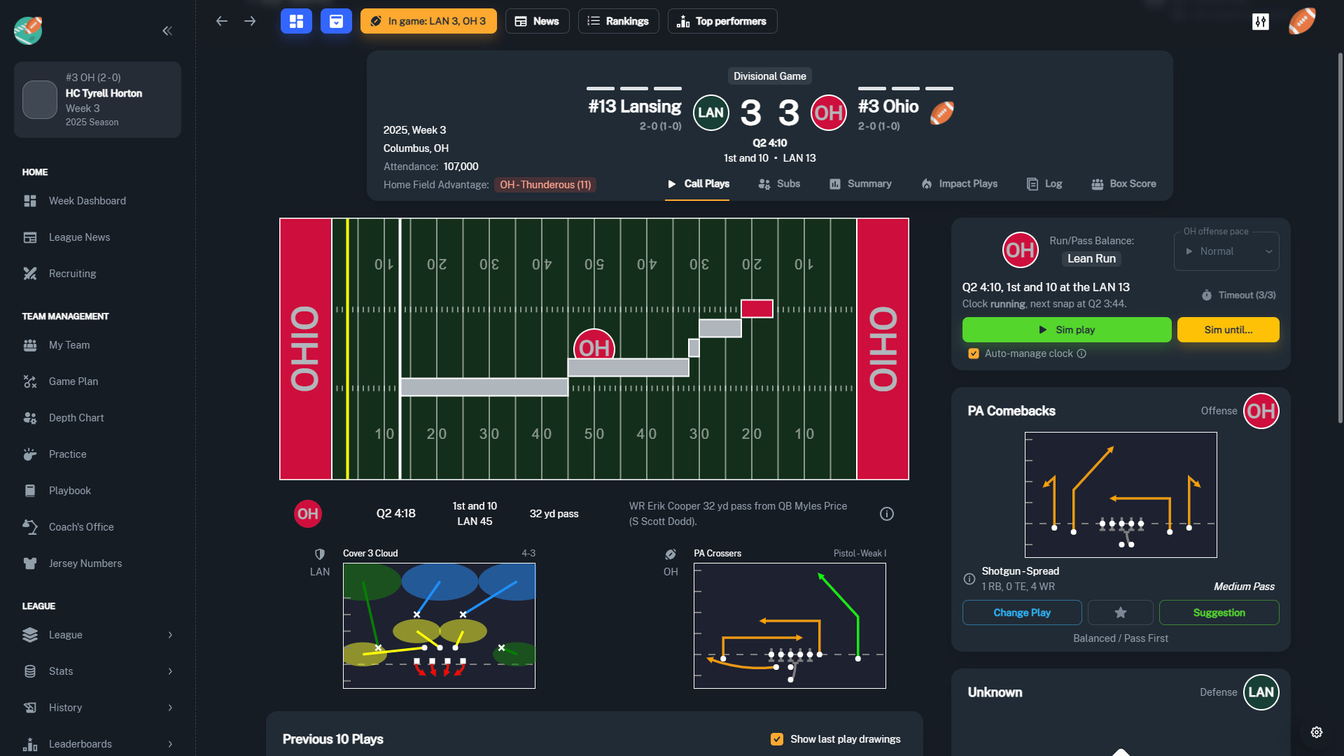 Football Coach: College Dynasty Screenshot 0