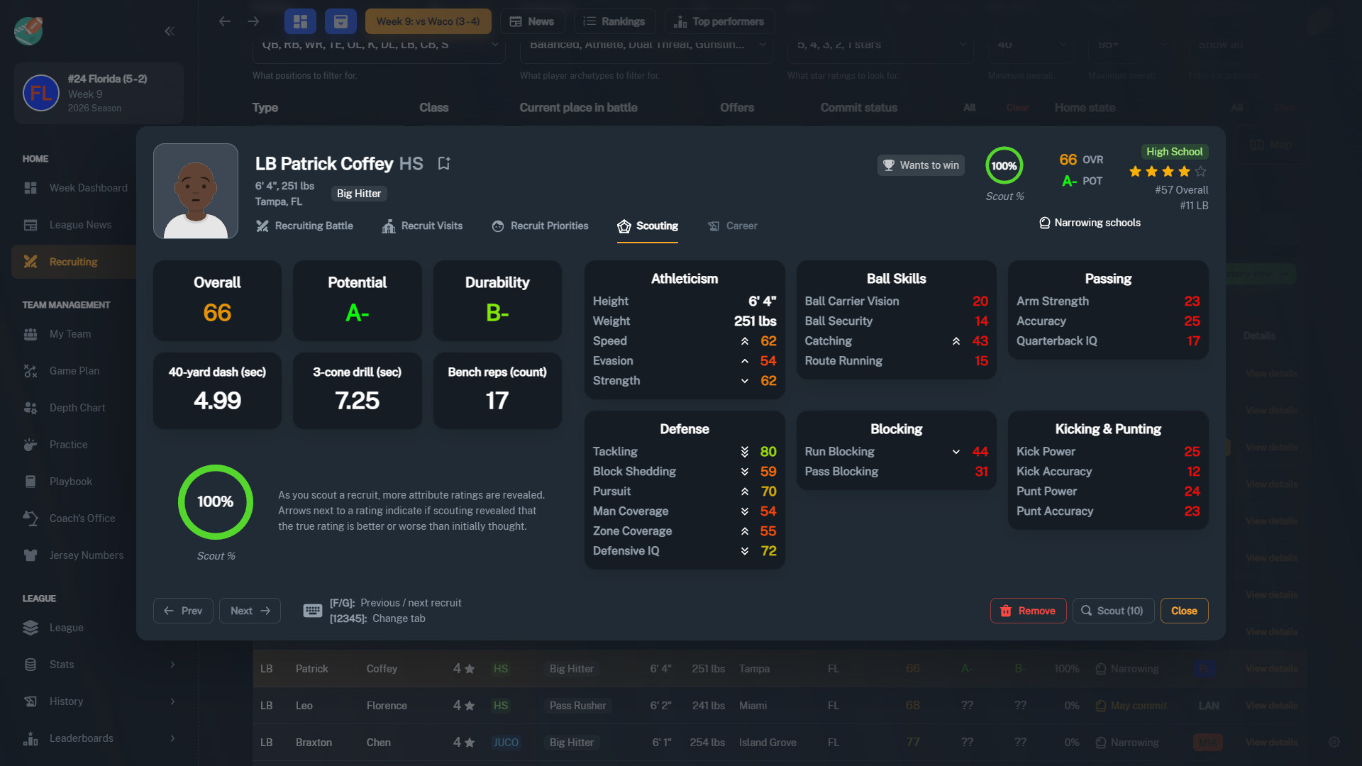 Football Coach: College Dynasty Screenshot 2