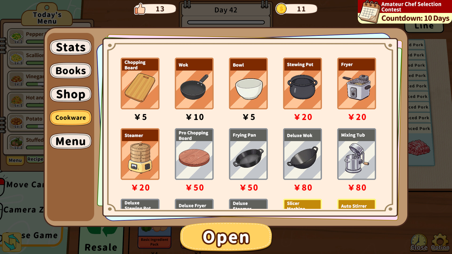 Card Sim: Chinese Restaurant Demo Screenshot 7