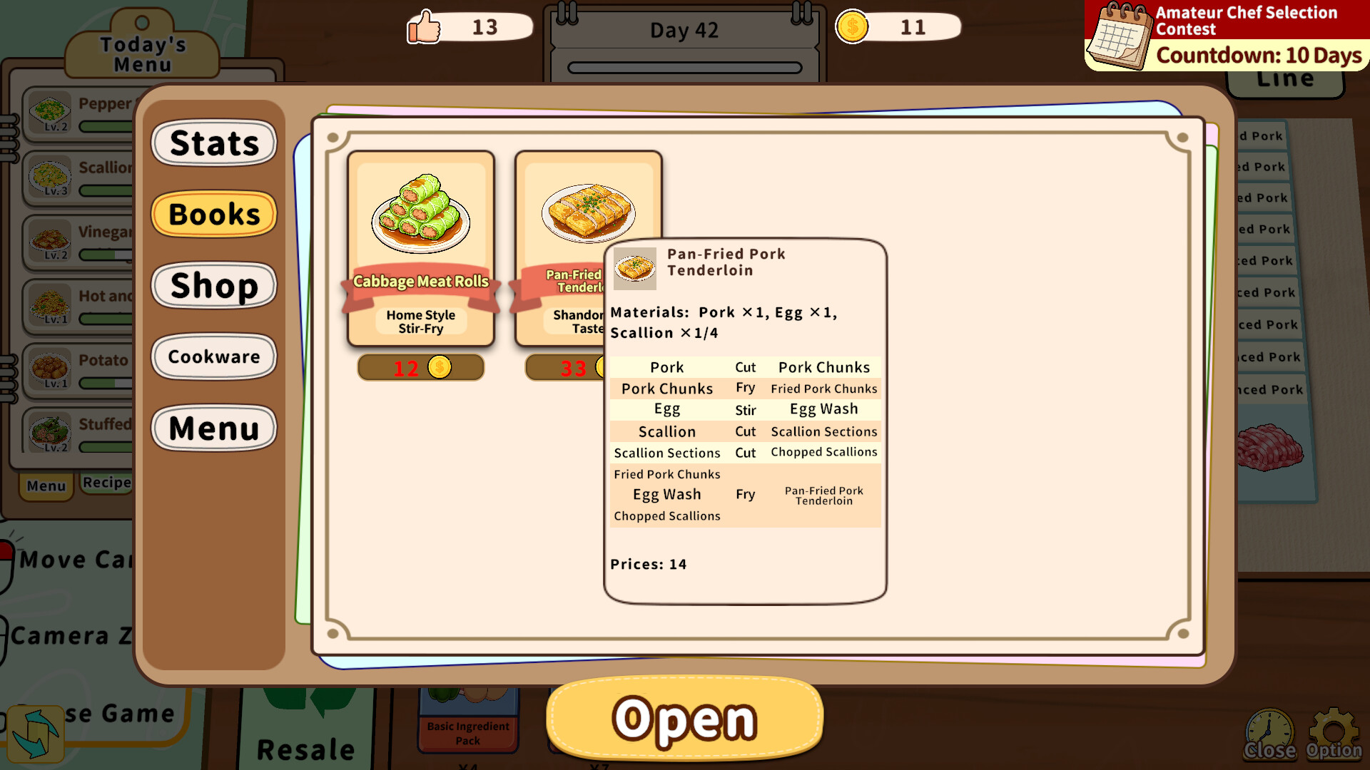 Card Sim: Chinese Restaurant Demo Screenshot 6