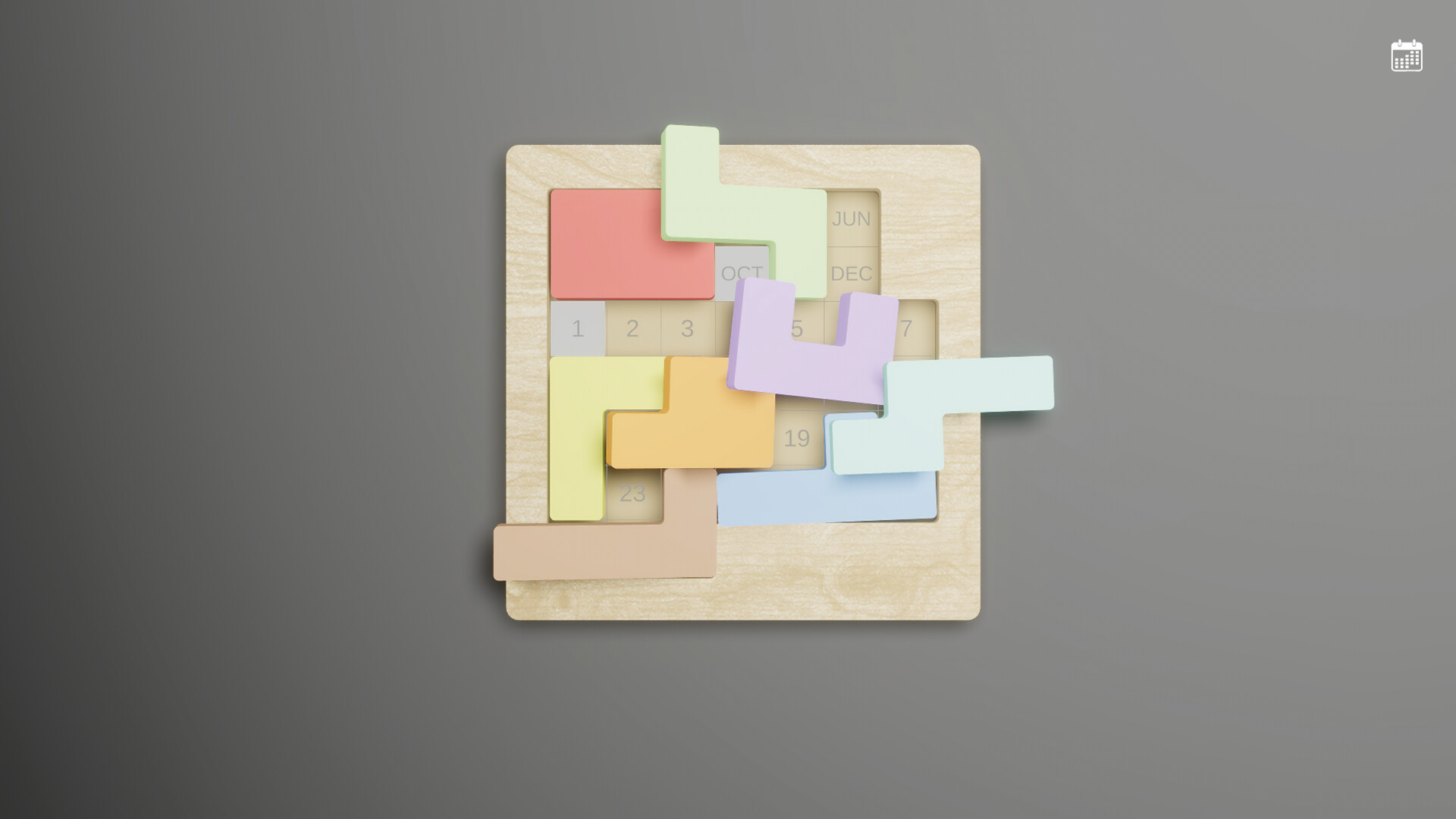 Calendar Puzzle Screenshot 3