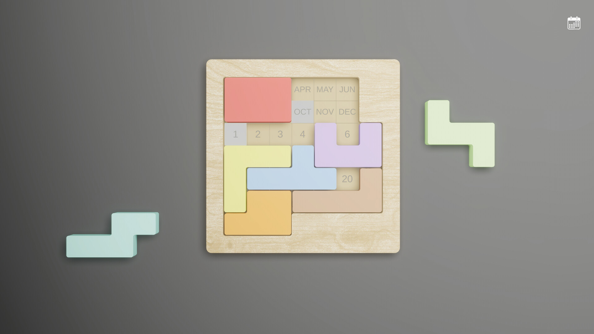 Calendar Puzzle Screenshot 2