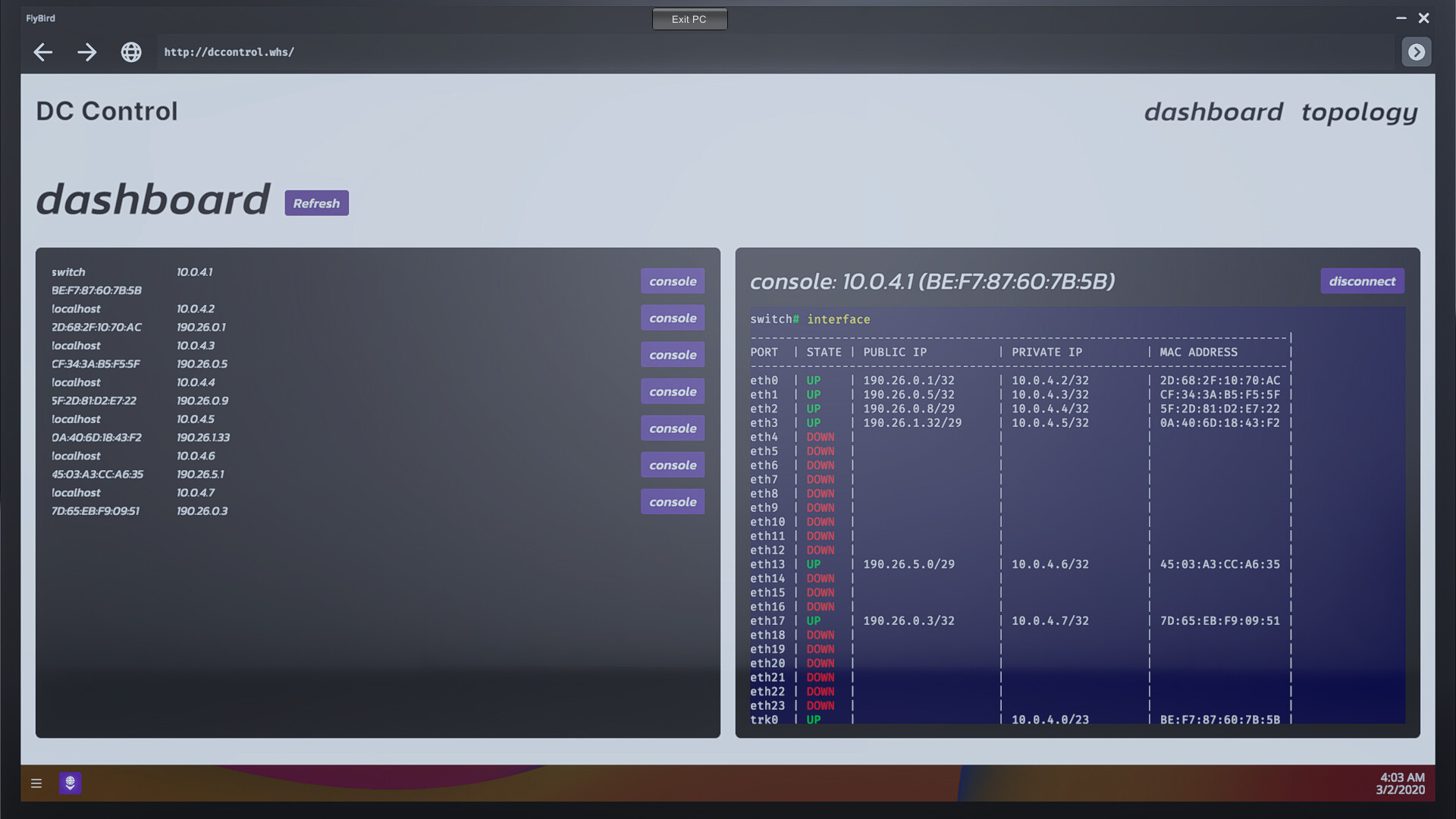 Web Host Simulator Screenshot 2