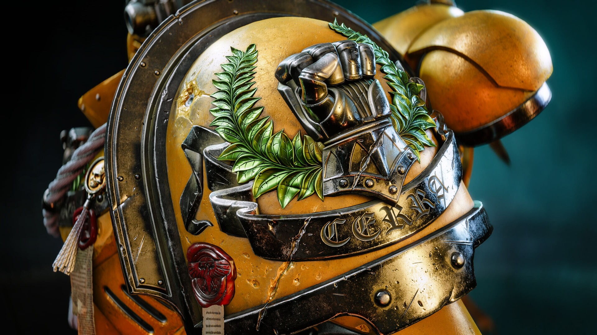 Warhammer 40,000: Space Marine 2 - Imperial Fists Cosmetic Pack Screenshot 4