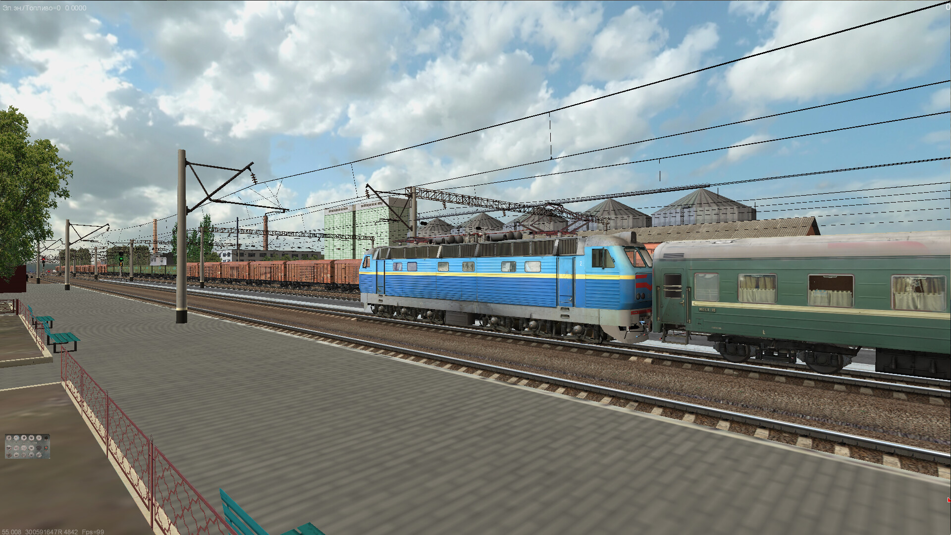 ZDSimulator - ChS4kvr Locomotive Screenshot 2