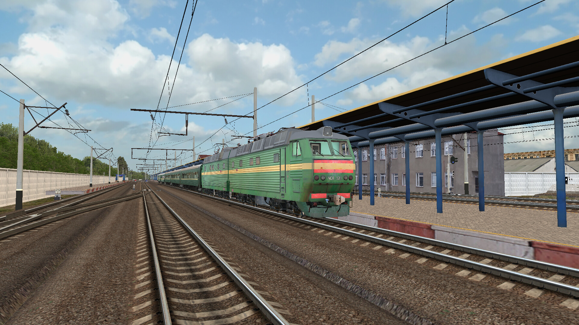ZDSimulator - ChS8 Locomotive Screenshot 1