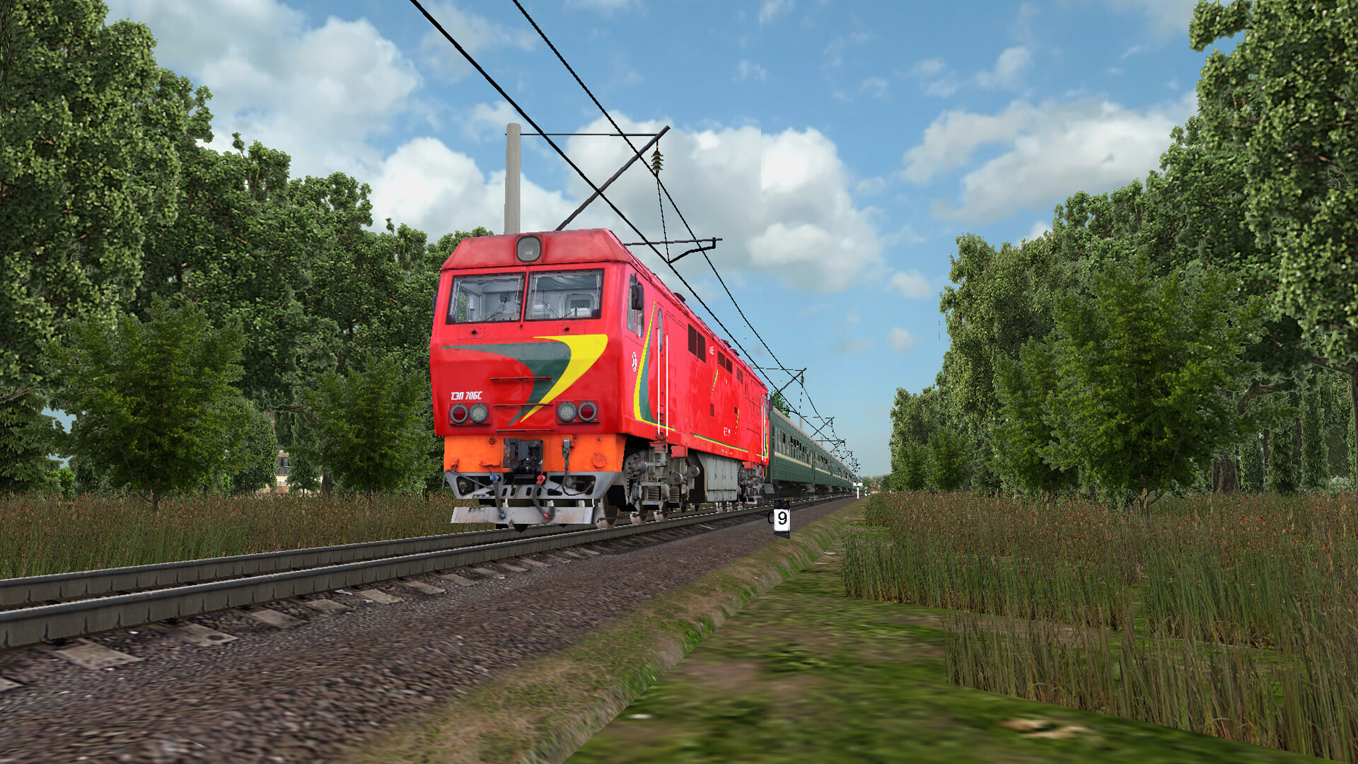 ZDSimulator - TEP70bs Locomotive Screenshot 0