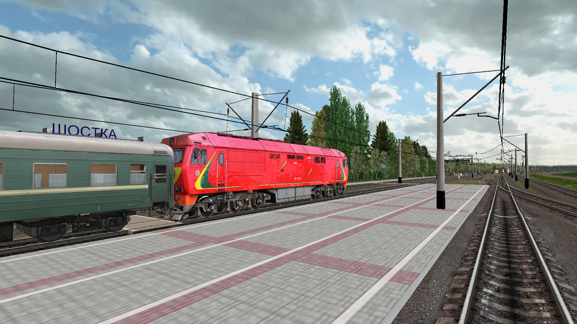 ZDSimulator - TEP70bs Locomotive Screenshot 2