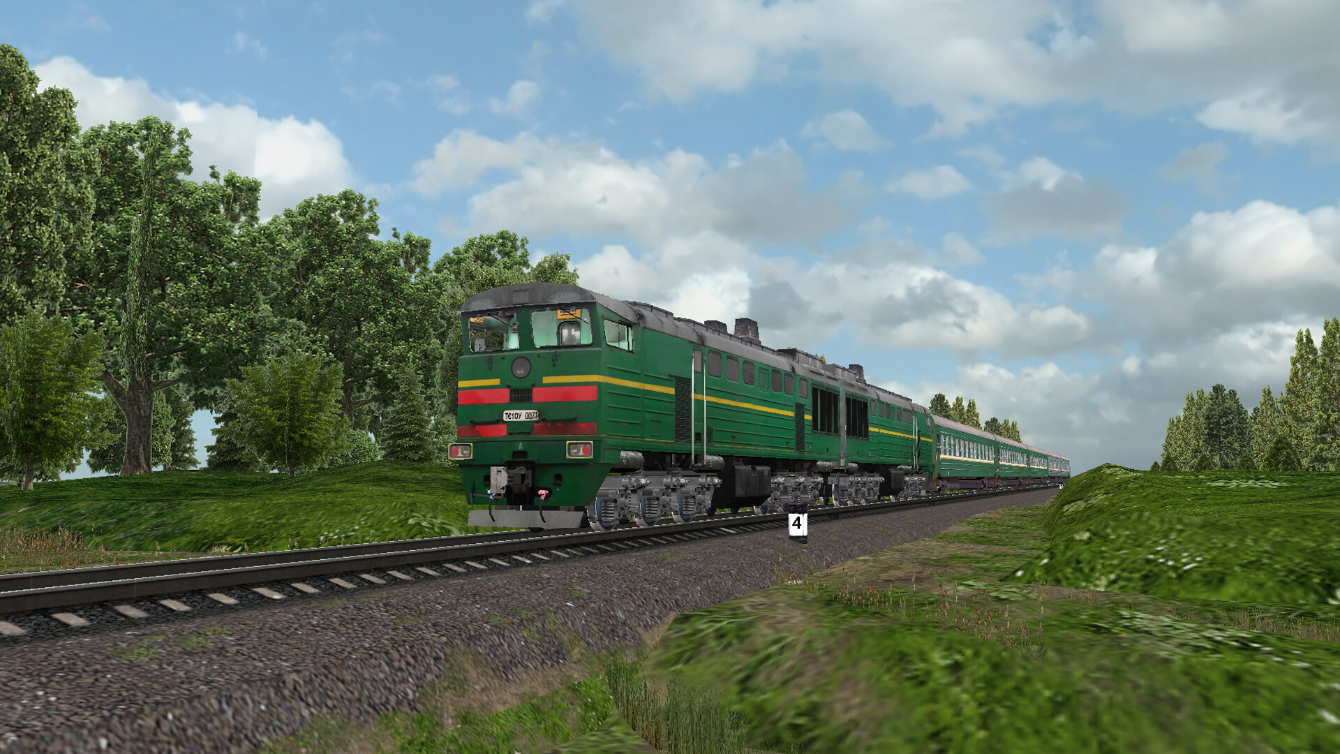 ZDSimulator - 2TE10u Locomotive Screenshot 2