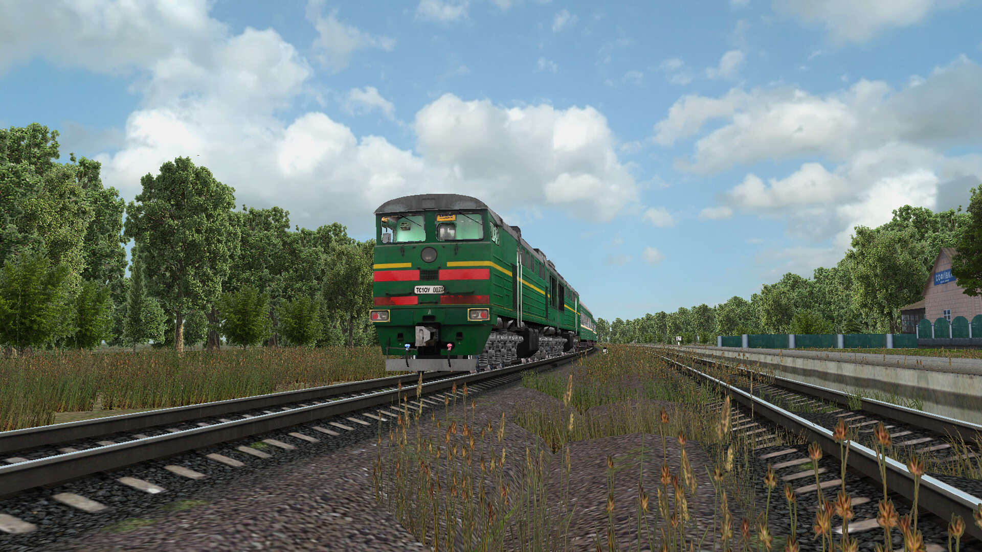 ZDSimulator - 2TE10u Locomotive Screenshot 0