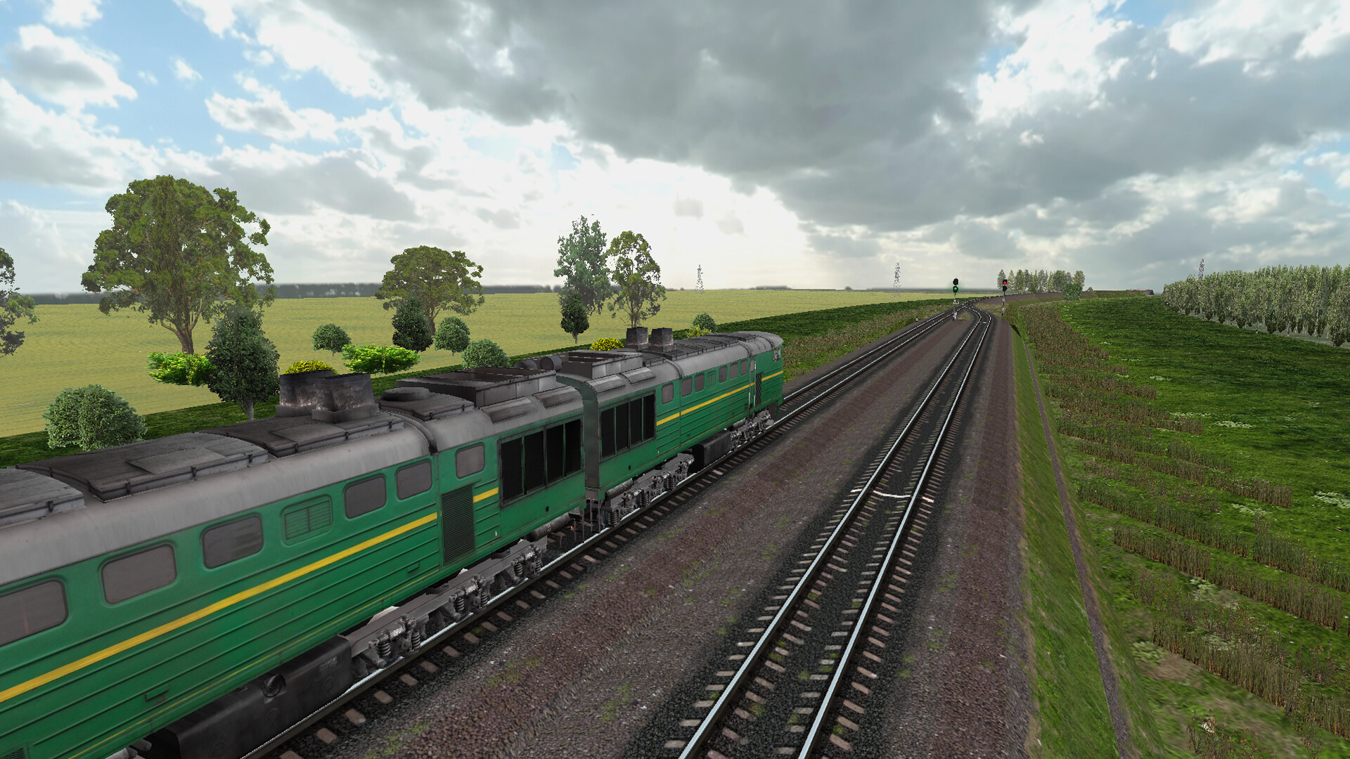 ZDSimulator - 2TE10u Locomotive Screenshot 1