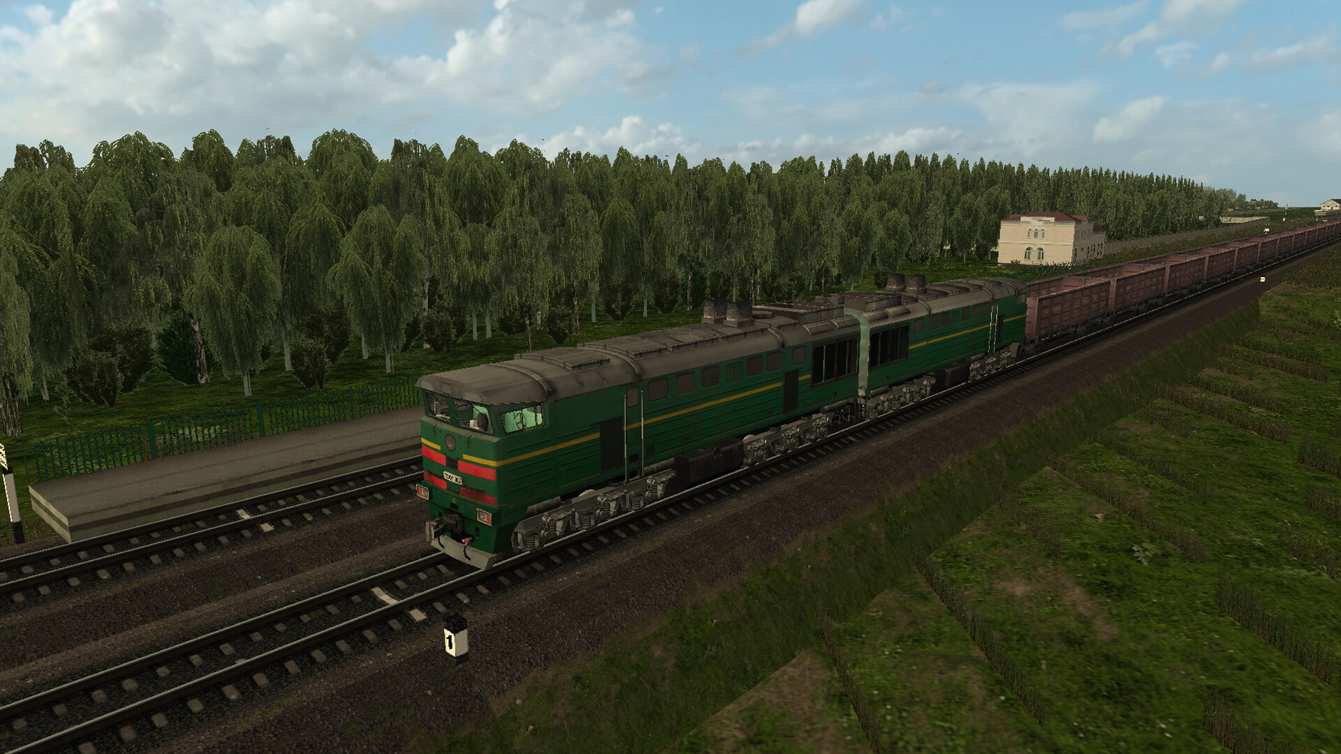 ZDSimulator - 2TE10u Locomotive Screenshot 4